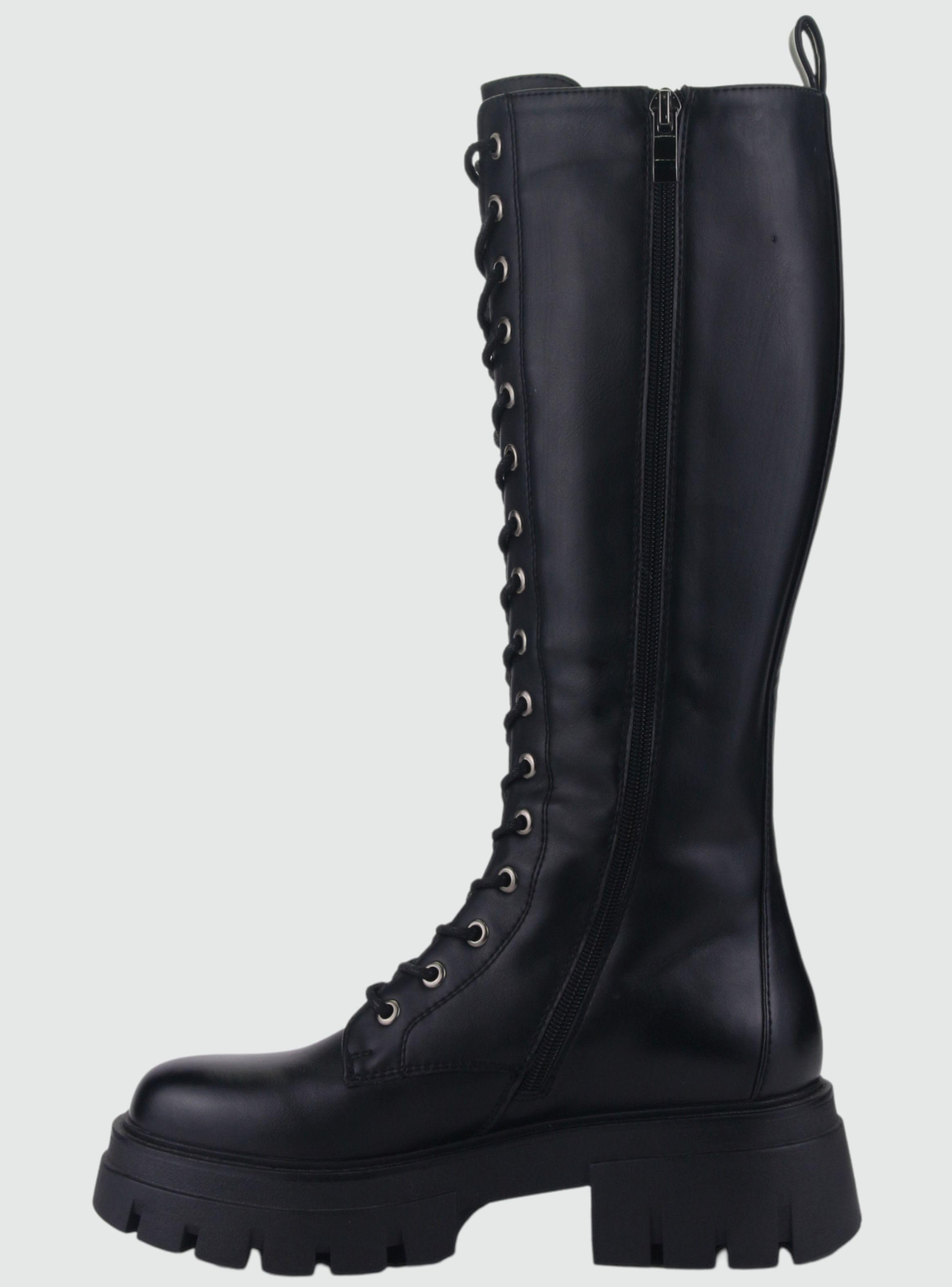 Bota Chalada Mujer Rust-10 Negro Casual-1