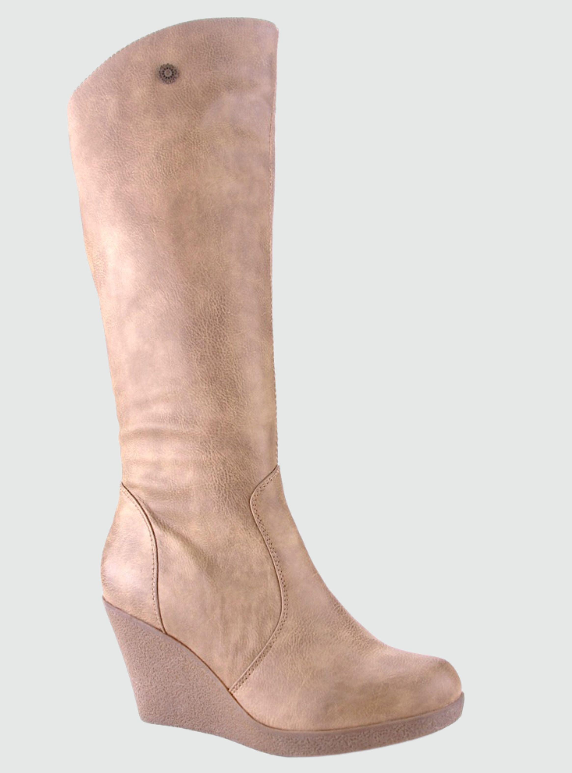 Bota Chalada Mujer Wedge-22 Taupe Casual-0