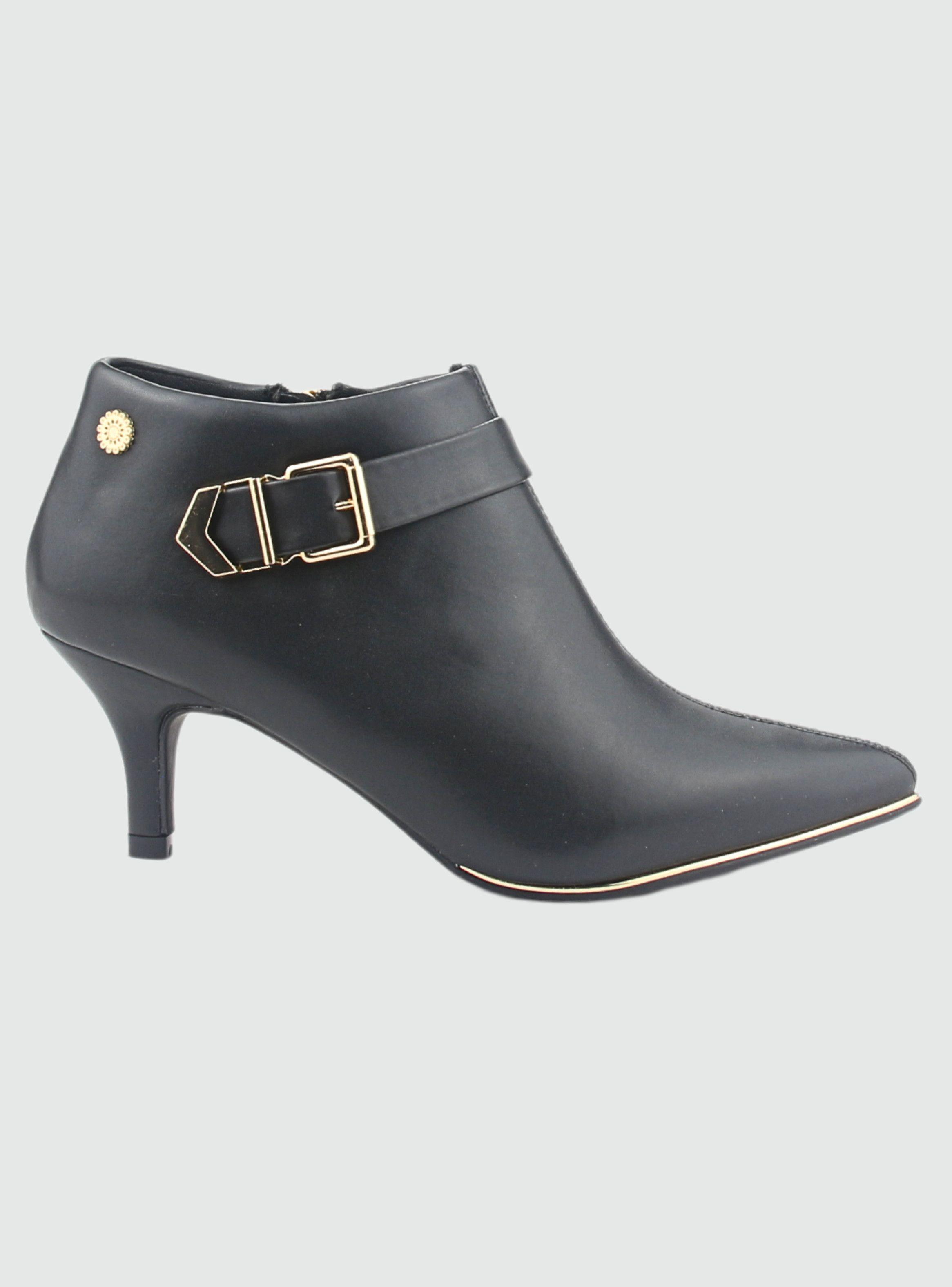 Botin Chalada Mujer Plos Black Negro Casual-0