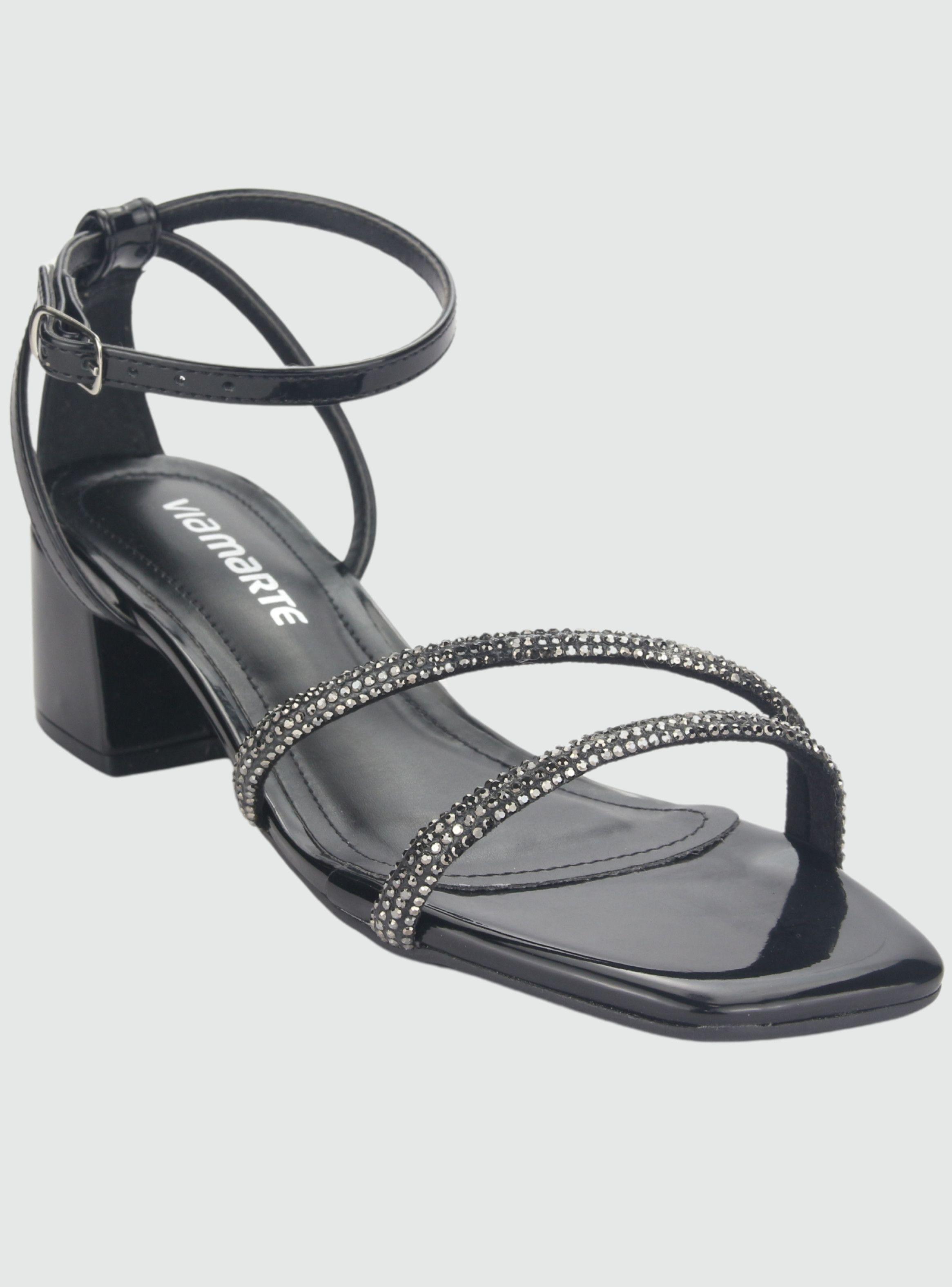 Sandalia Via Marte Mujer 23-9804 V Preto Casual-2
