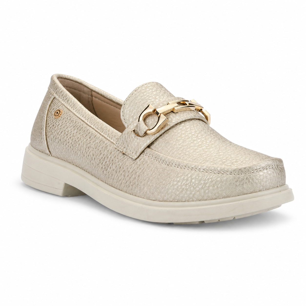 Mocasin Dorado Mujer Casual Chalada Parole-2