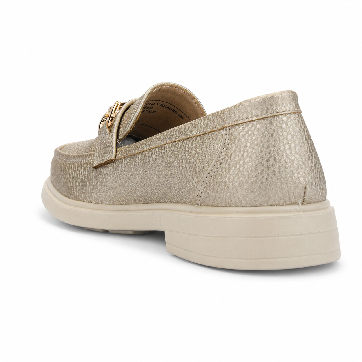 Mocasin Dorado Mujer Casual Chalada Parole-3