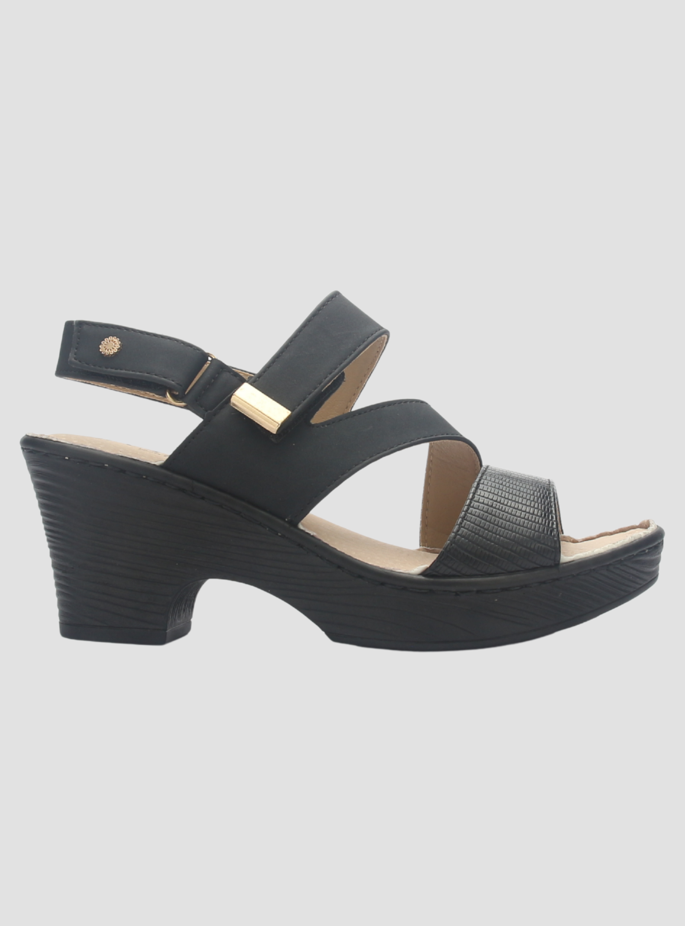 Sandalia Mujer Chalada Notina-1 Negro Casual-0
