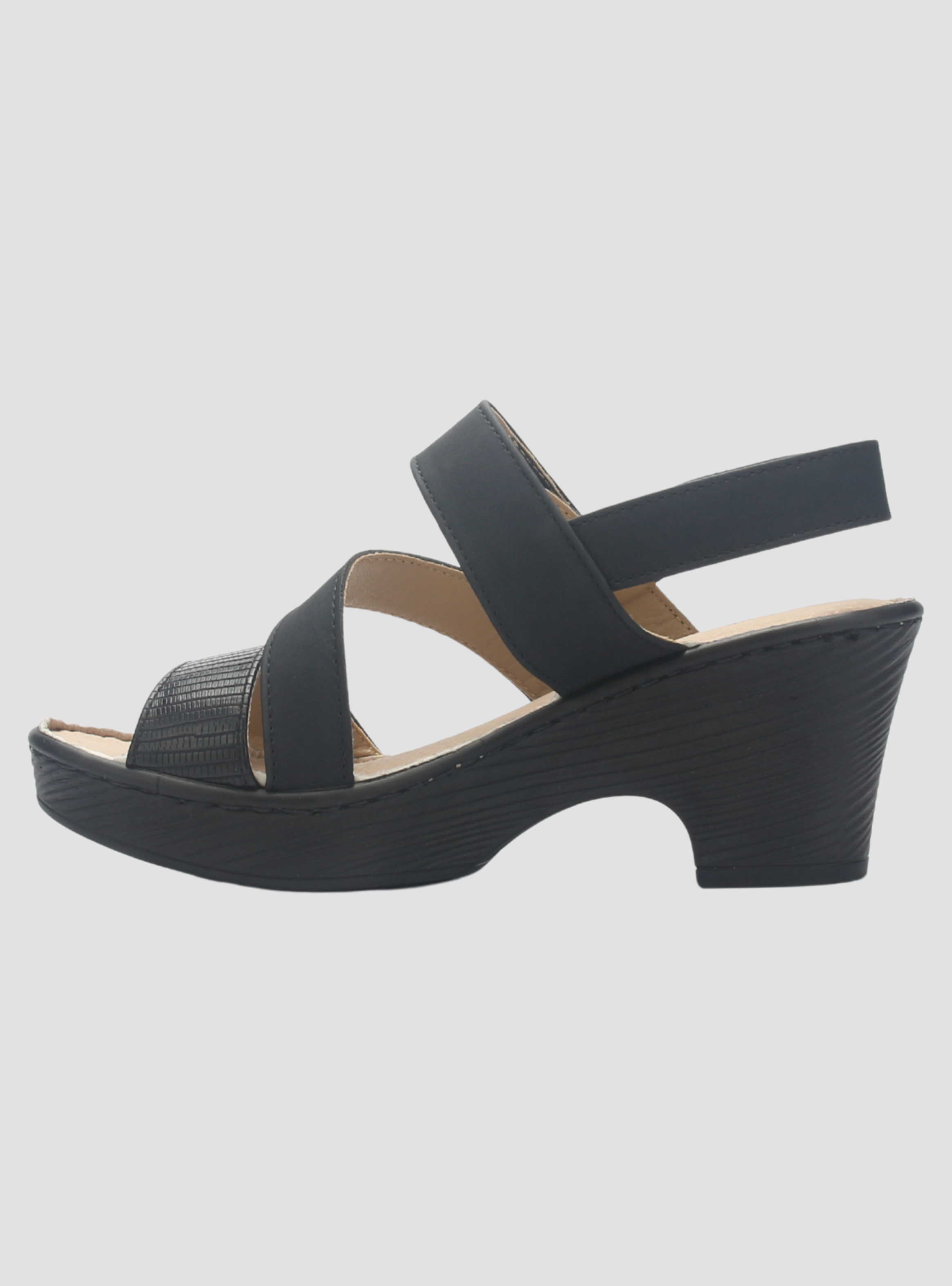 Sandalia Mujer Chalada Notina-1 Negro Casual-1