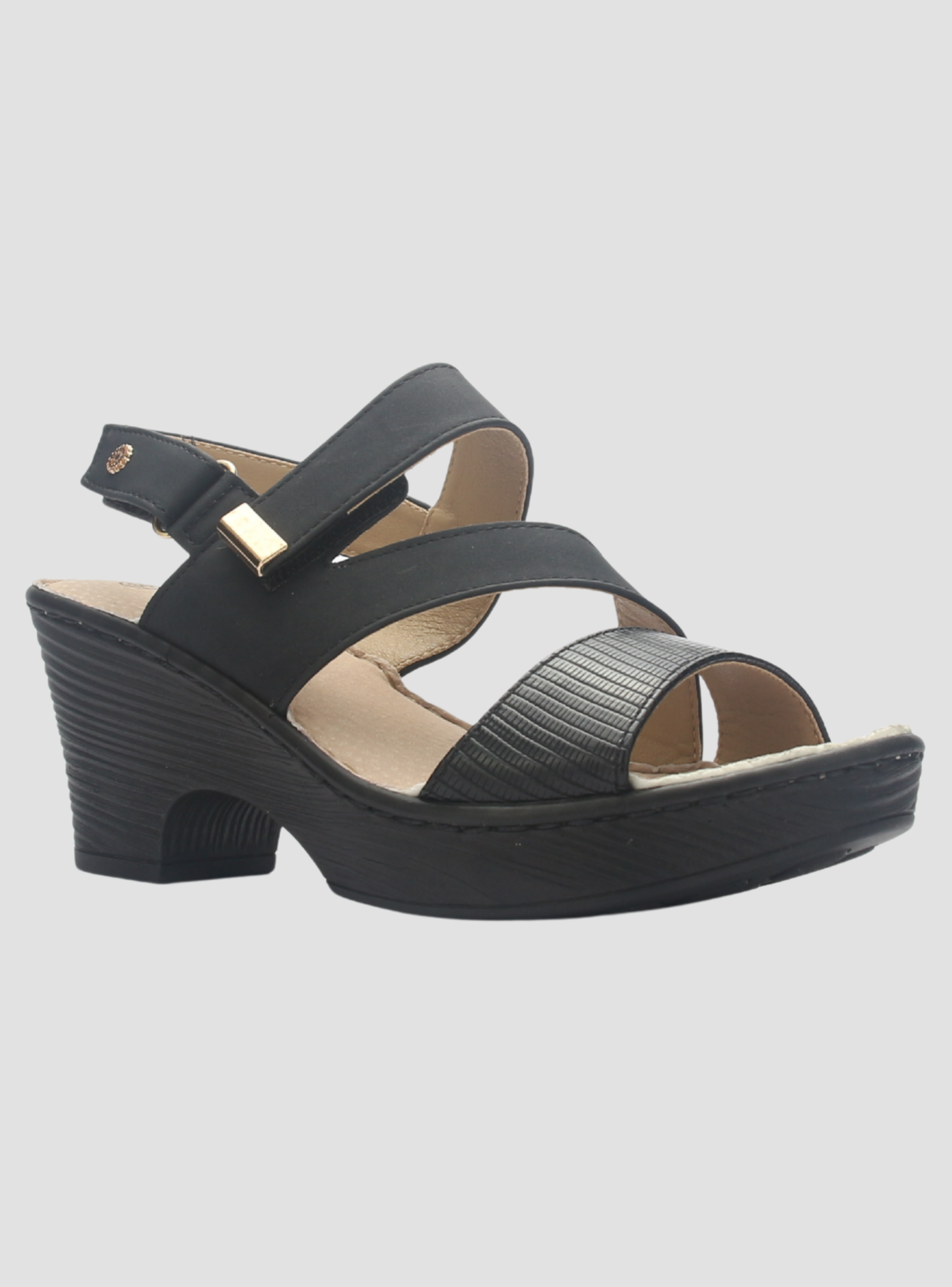 Sandalia Mujer Chalada Notina-1 Negro Casual-2
