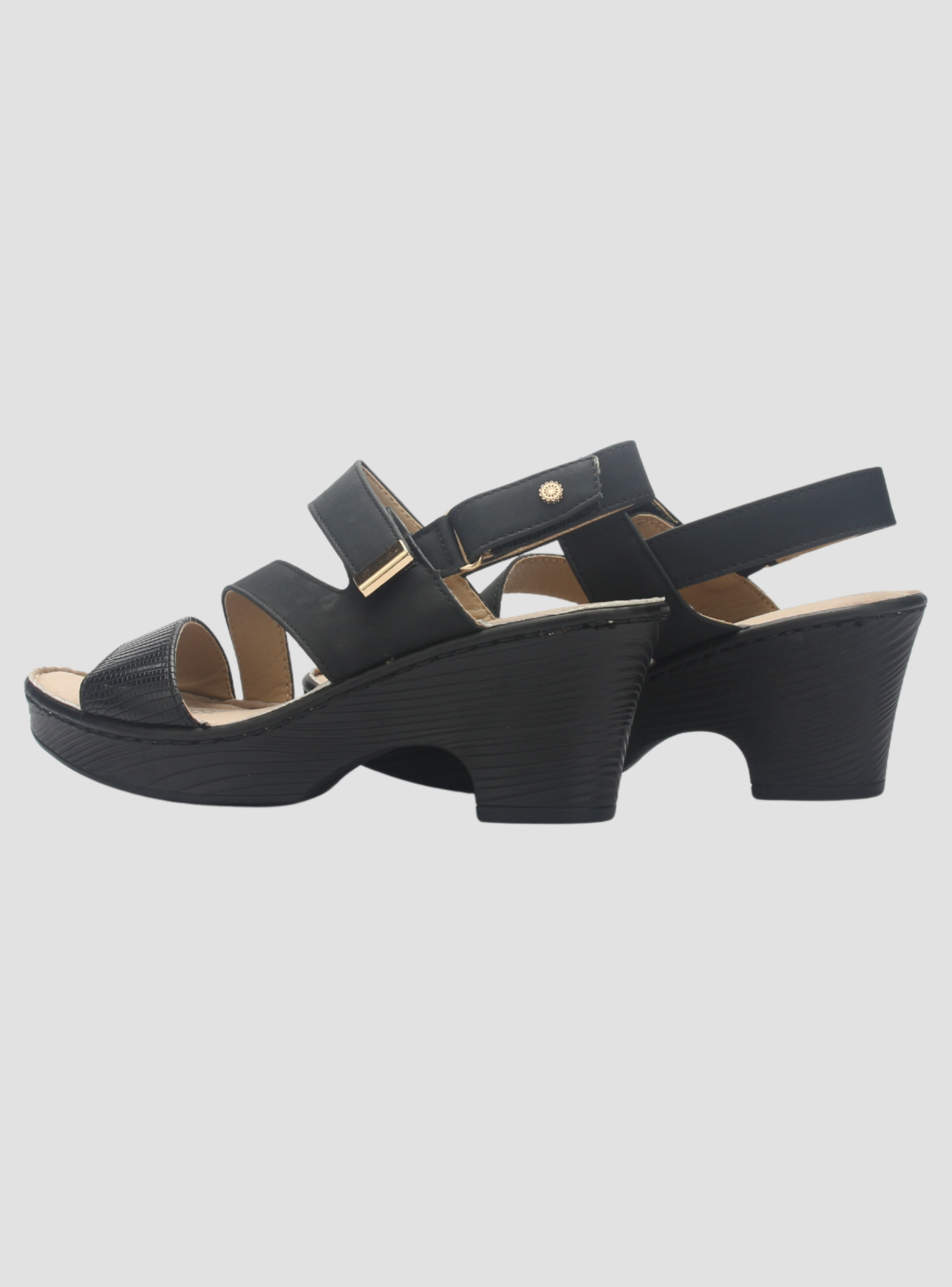 Sandalia Mujer Chalada Notina-1 Negro Casual-7