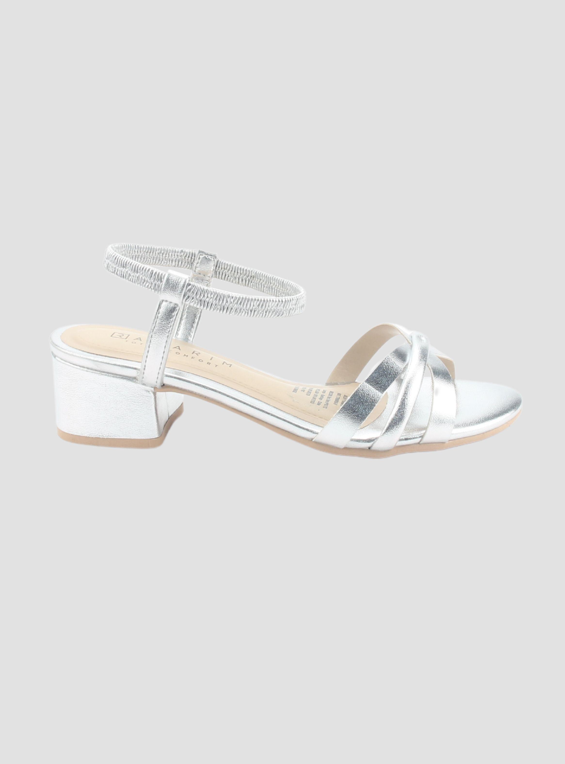 Sandalia Ramarim Mujer 245202 Plateado Casual-0