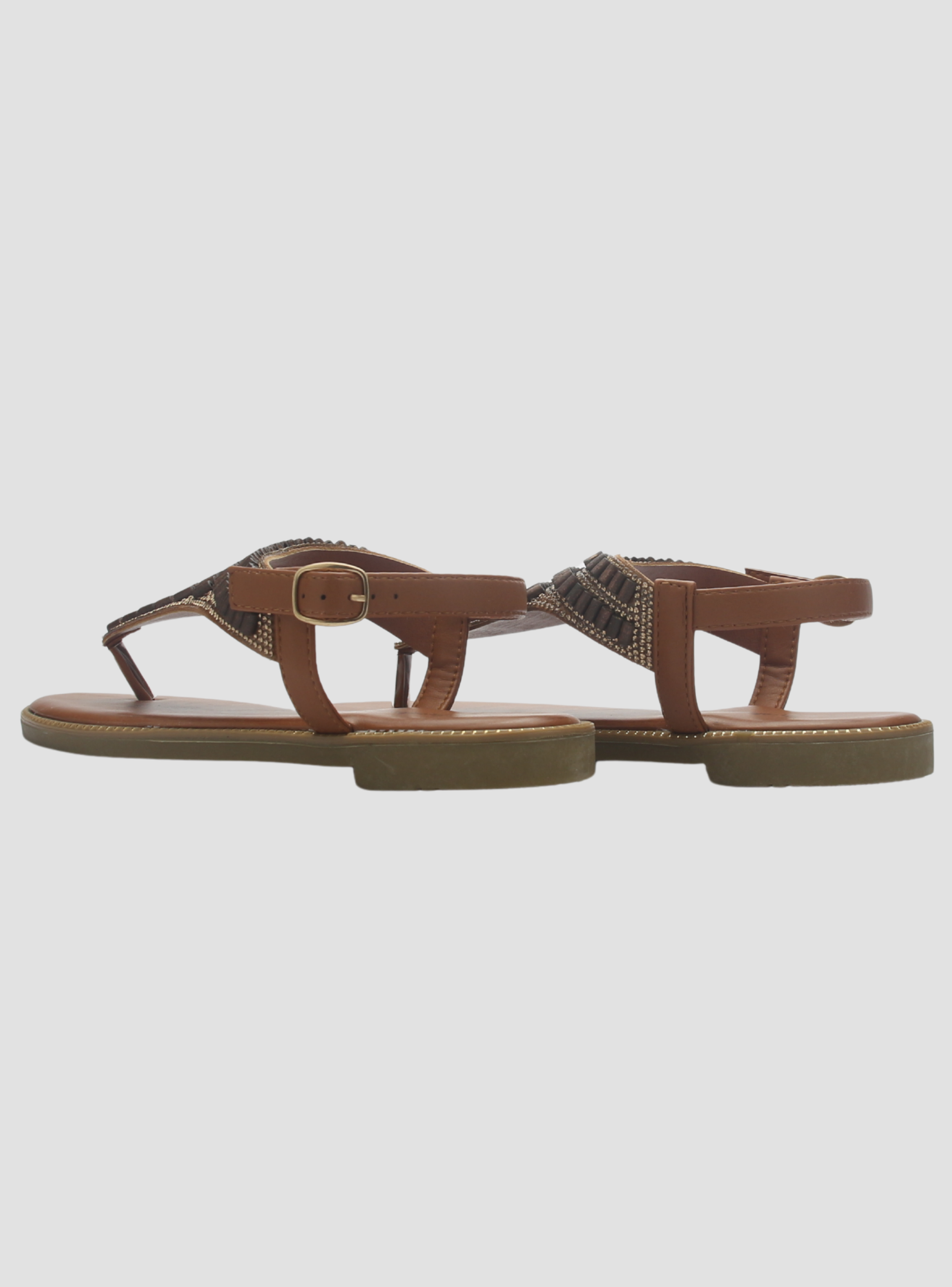 Sandalia de Mujer de color Camel Casual Chalada Buckel-5-5