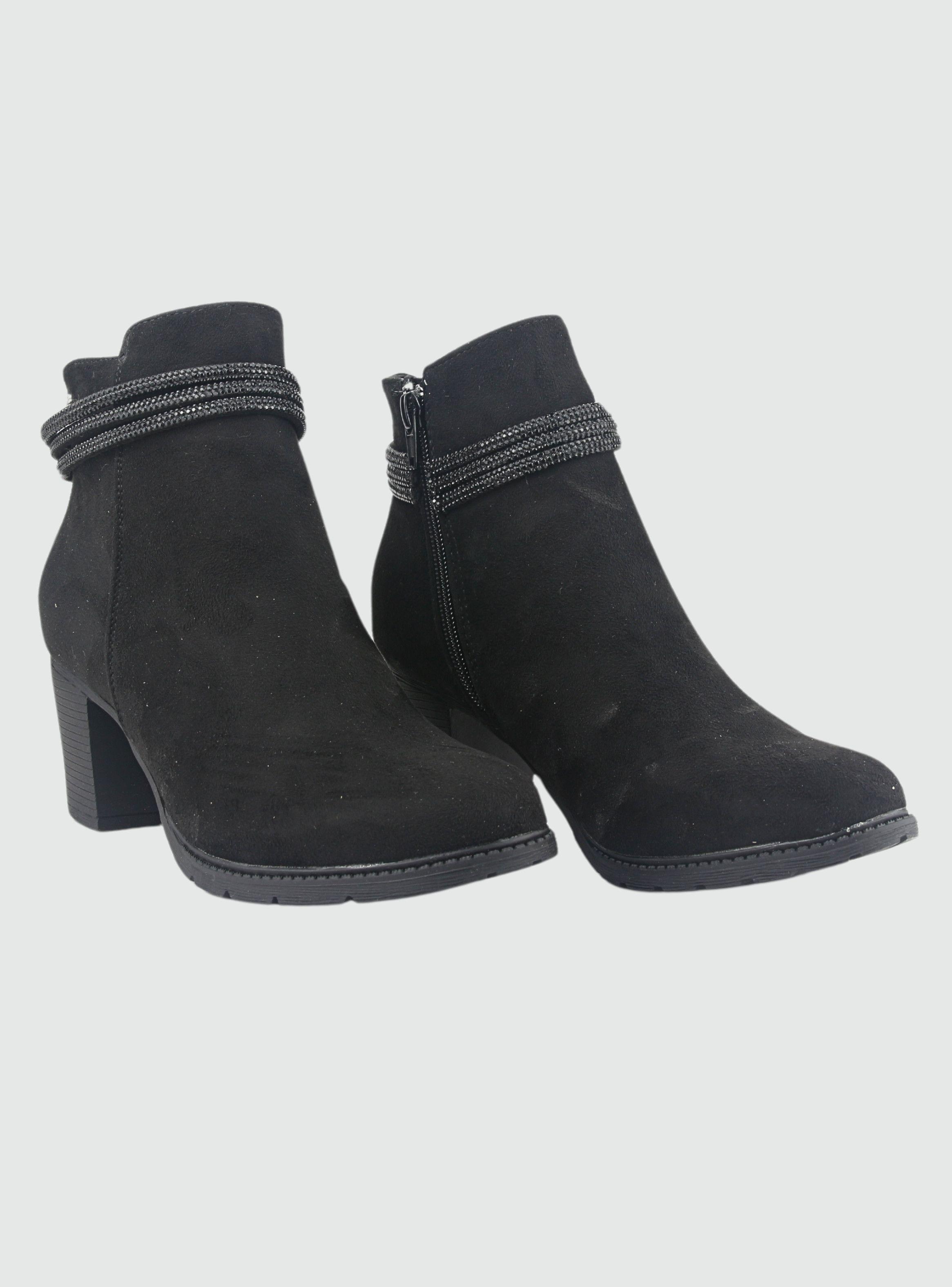 Botin Chalada Mujer Daya-8 S Negro Casual-4
