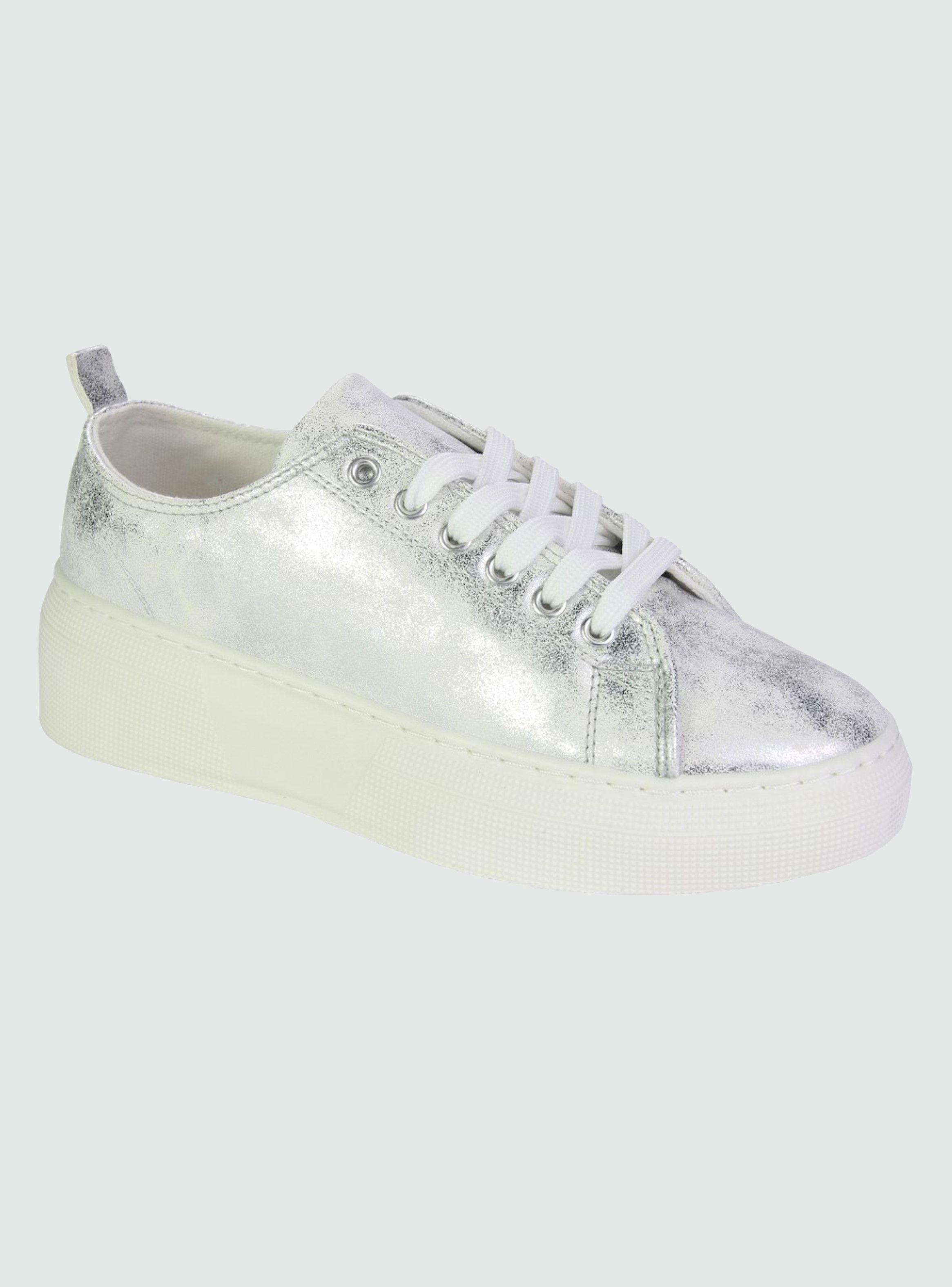 Zapatilla Chalada Mujer Sendy-14 Plateado Urbano-0