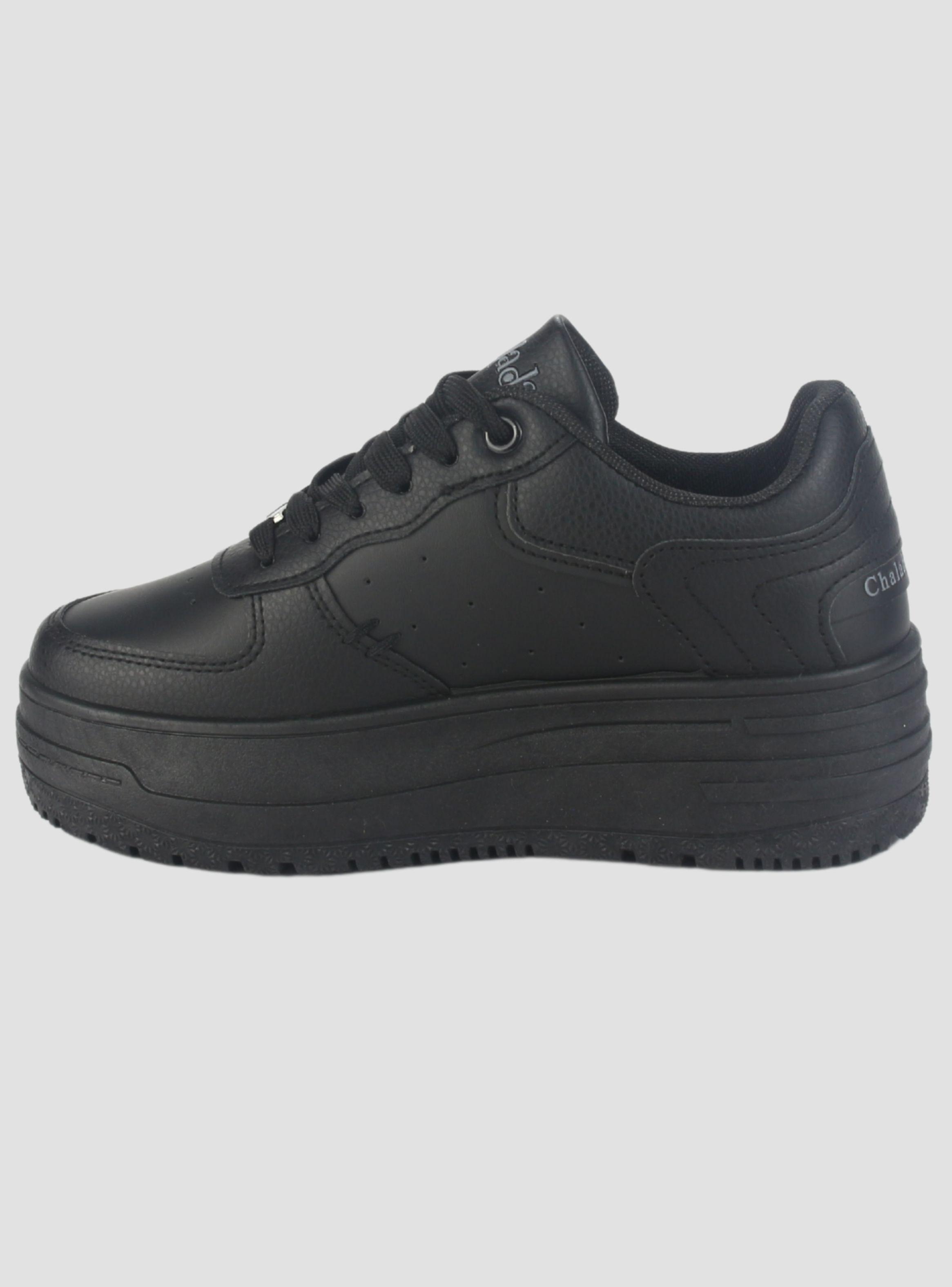 Zapatilla Chalada Mujer Mitsu-3 Negro Urbano-1