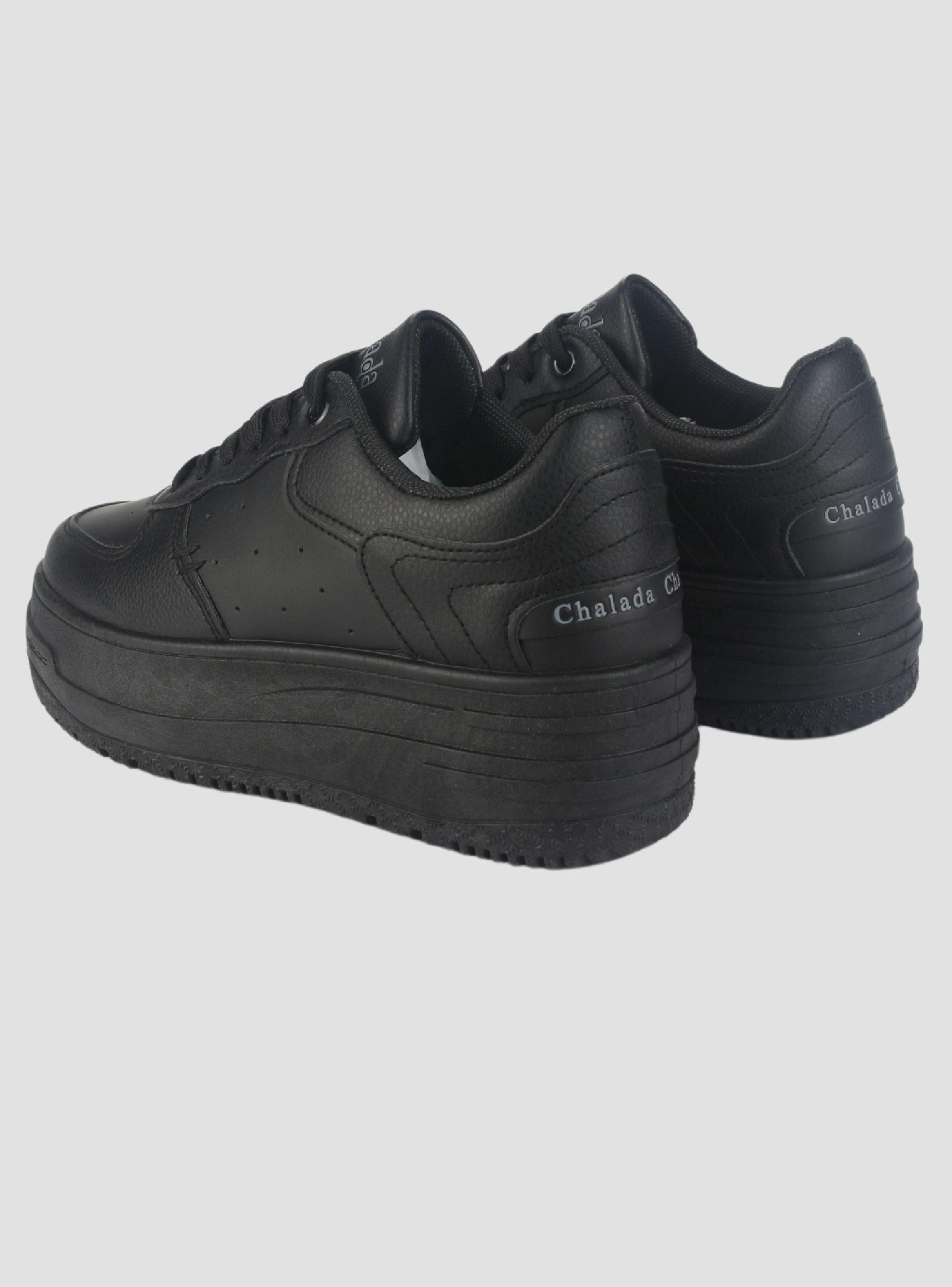 Zapatilla Chalada Mujer Mitsu-3 Negro Urbano-5