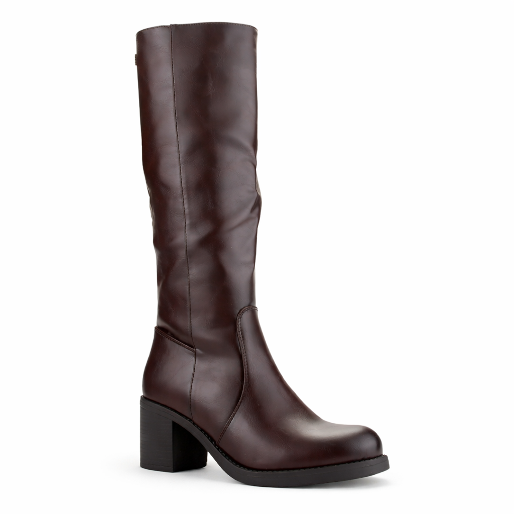 Bota Burdeo Mujer Casual Chalada Prata-2