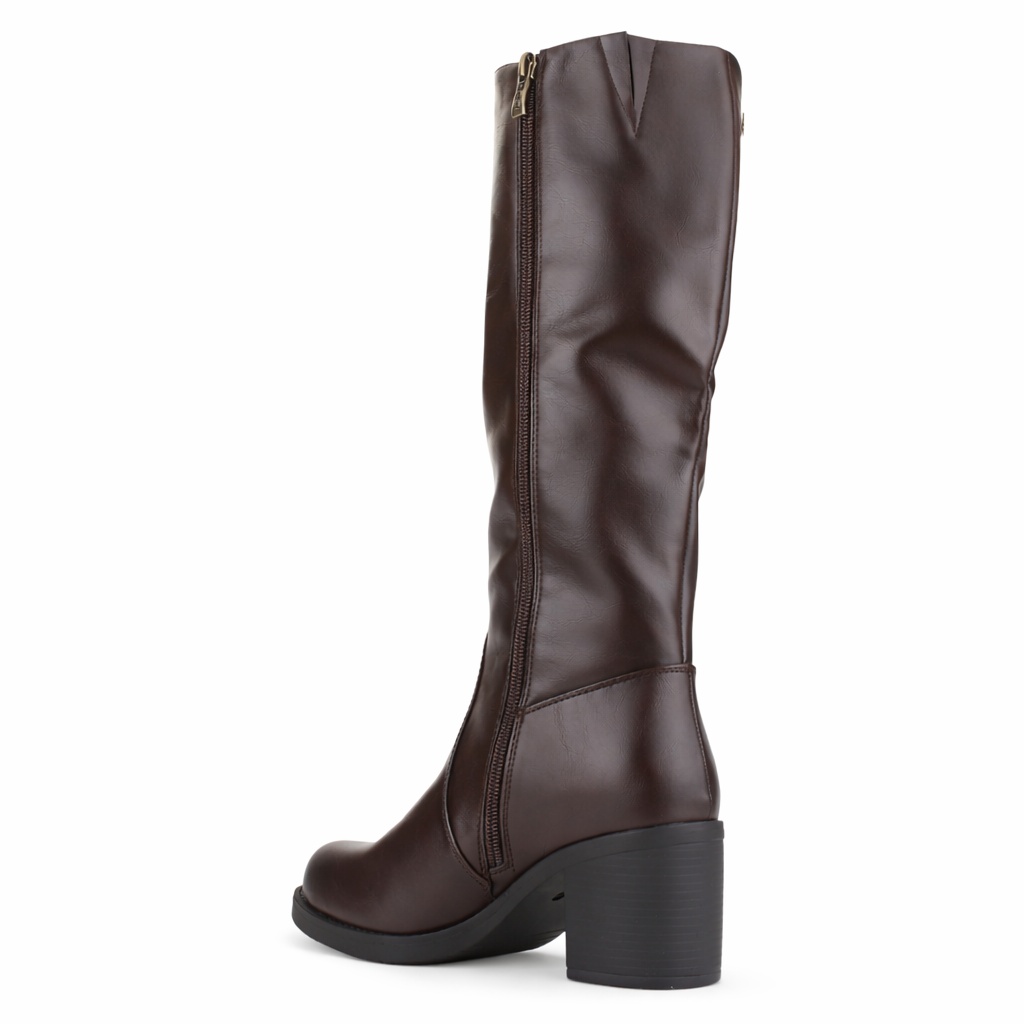 Bota Burdeo Mujer Casual Chalada Prata-3