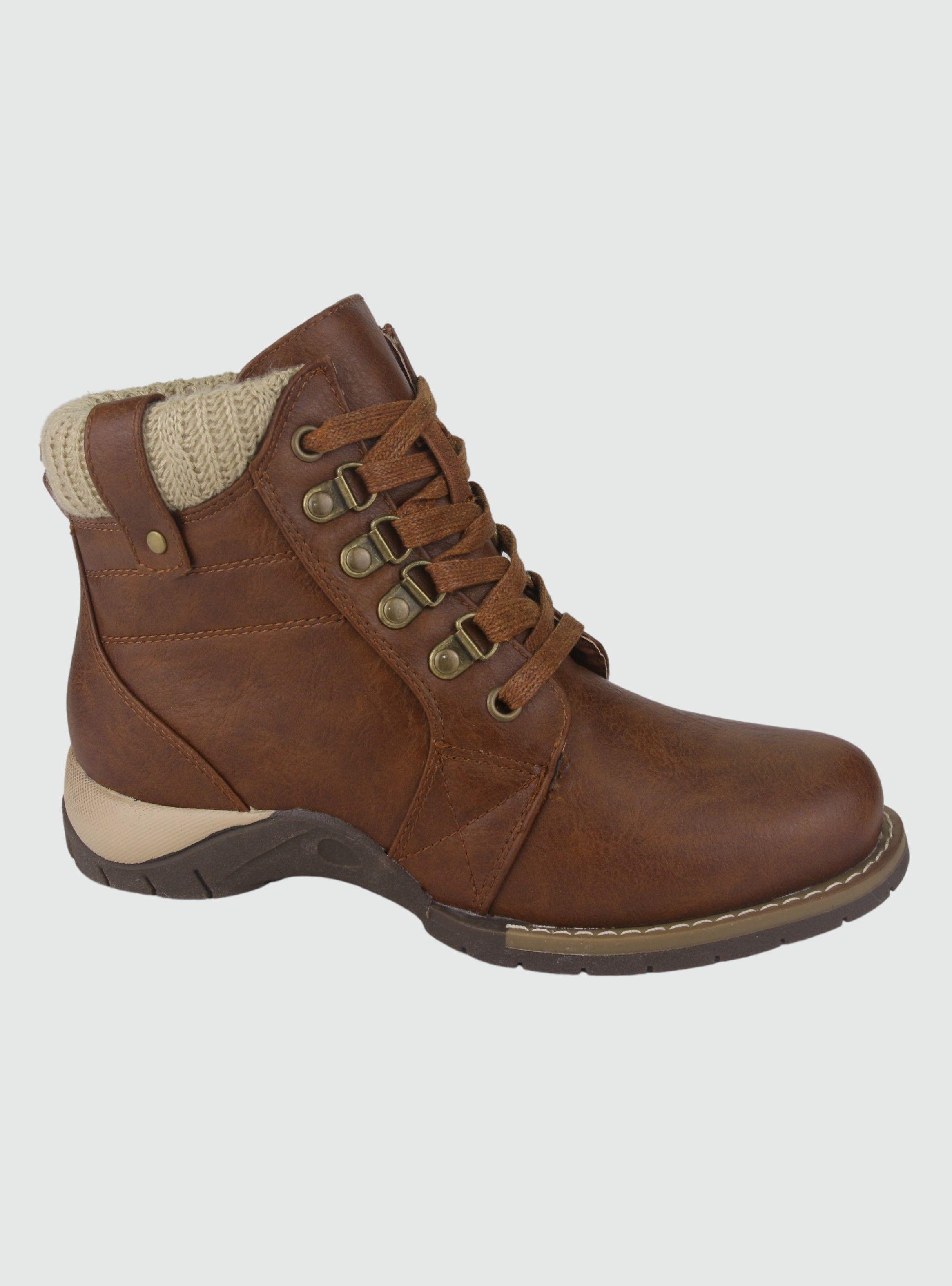 Botin Chalada Mujer Rolo-4 Tostado Casual-0