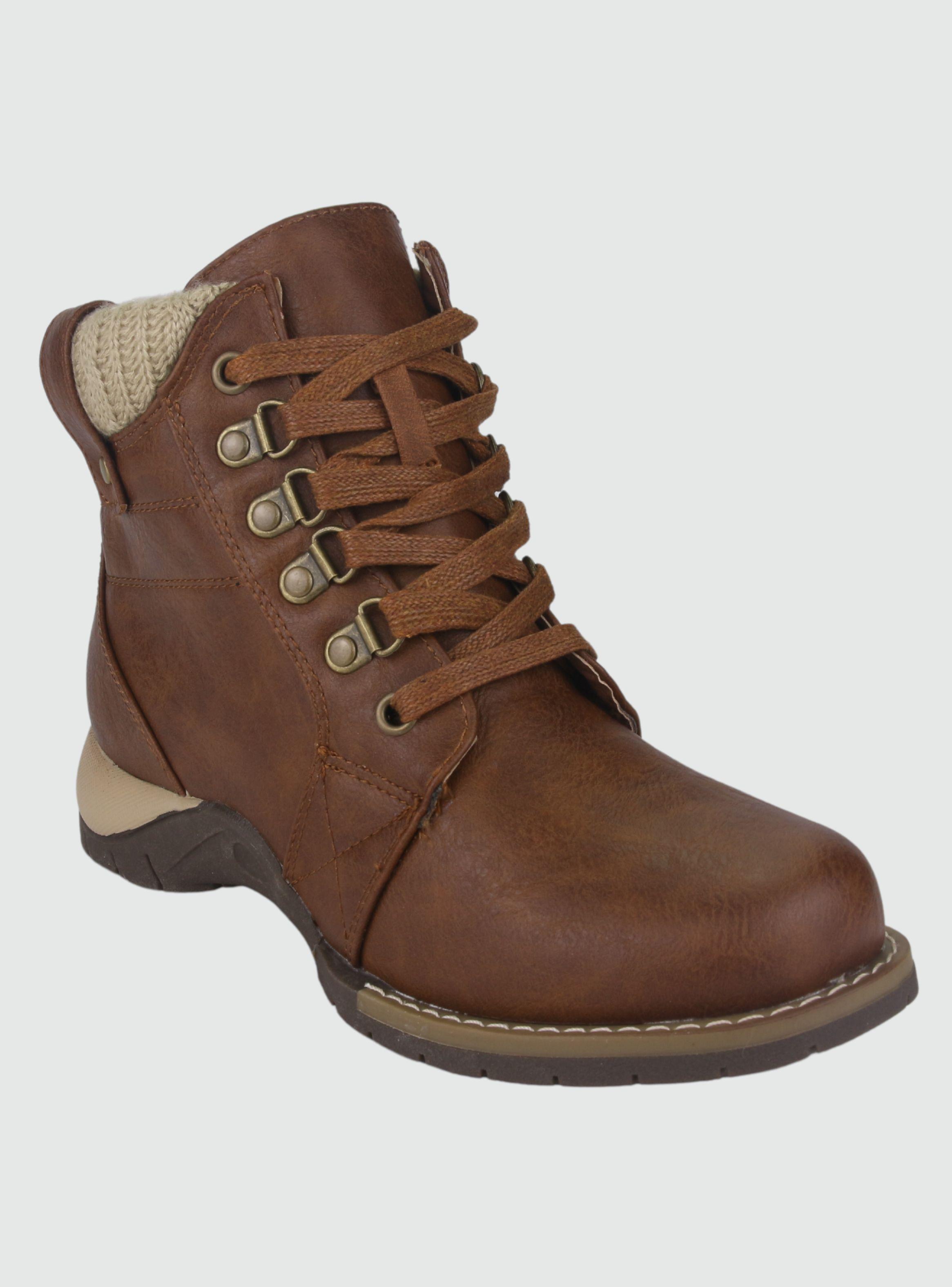 Botin Chalada Mujer Rolo-4 Tostado Casual-2