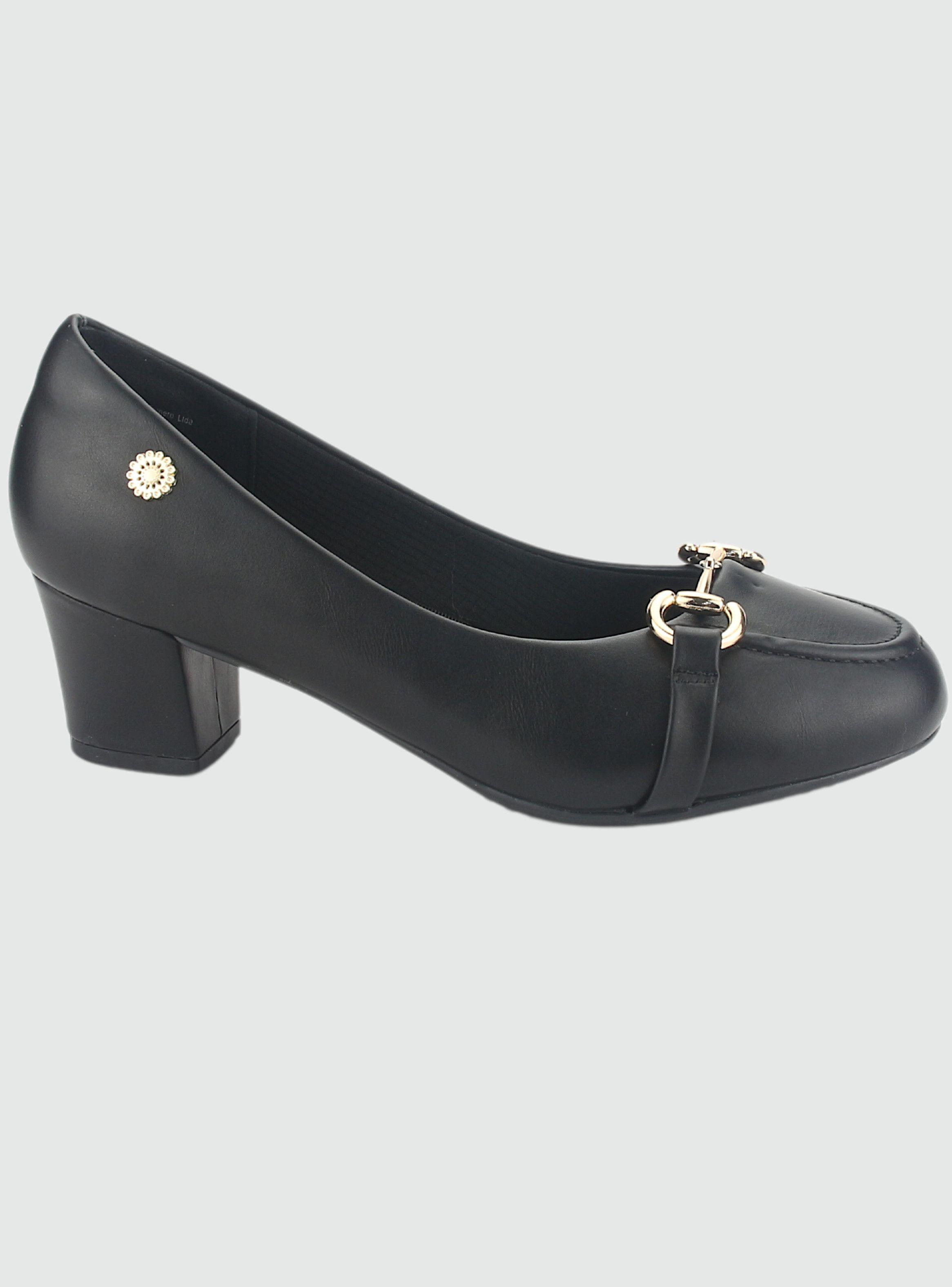 Mocasin Chalada Mujer Flexi-47 Negro Casual-0