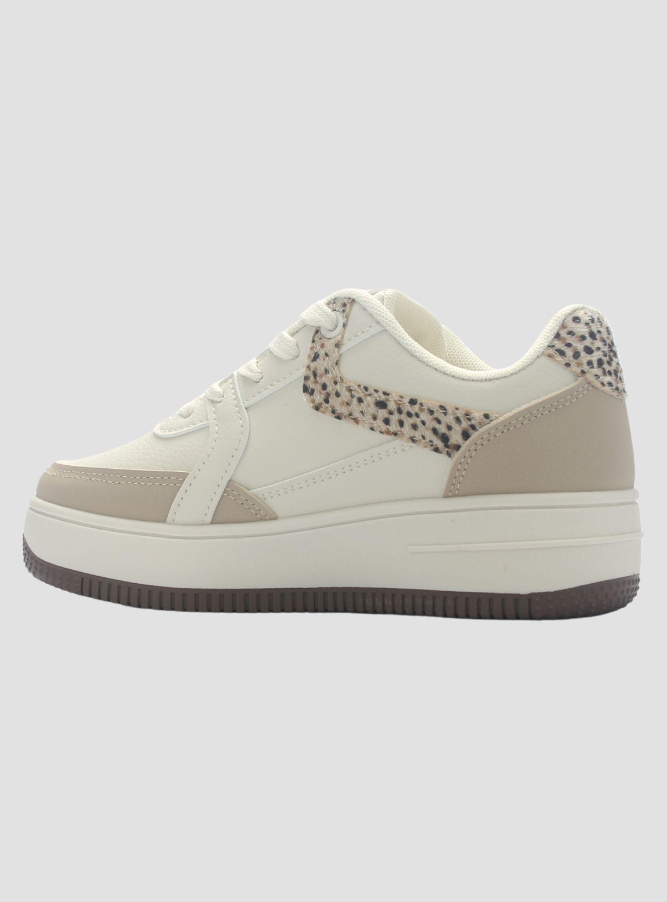 Zapatilla Mujer Chalada Java-2 Beige Urbano-3