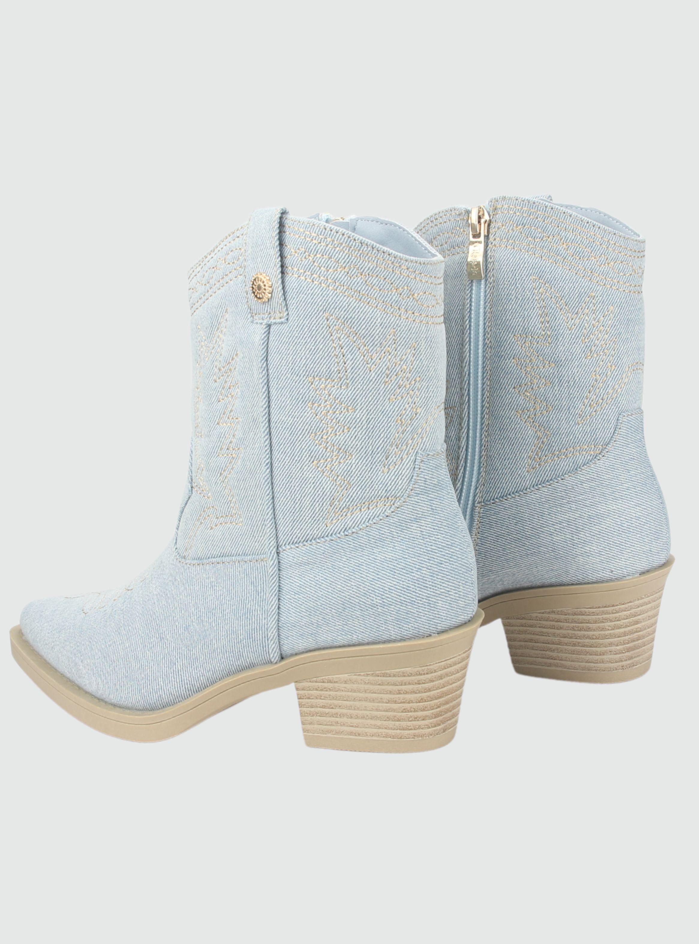 Botin Chalada Mujer Westtop-1 Azul Moda-5