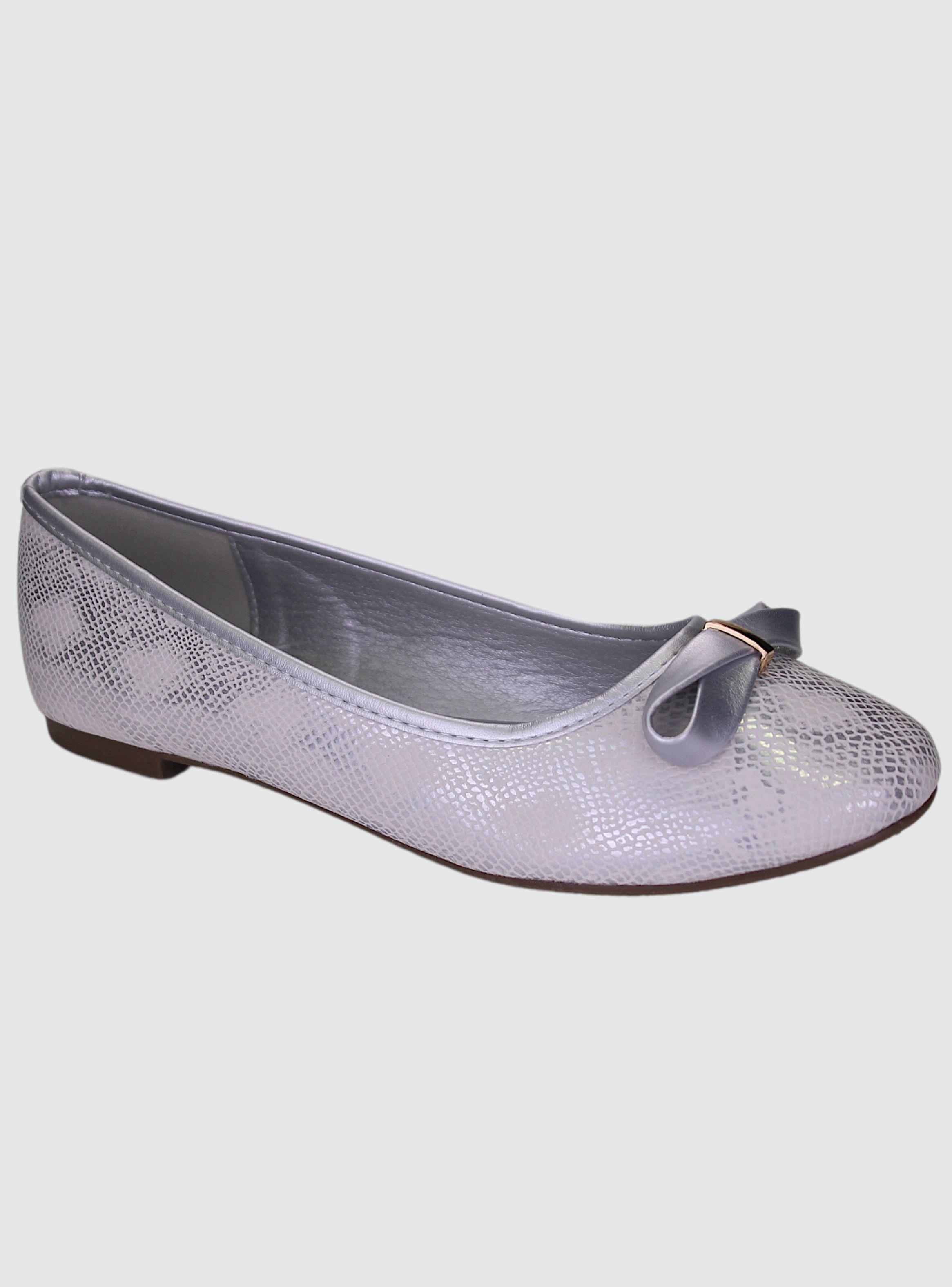 Ballerina Chalada Mujer Nathan-40 Plateado Casual-0
