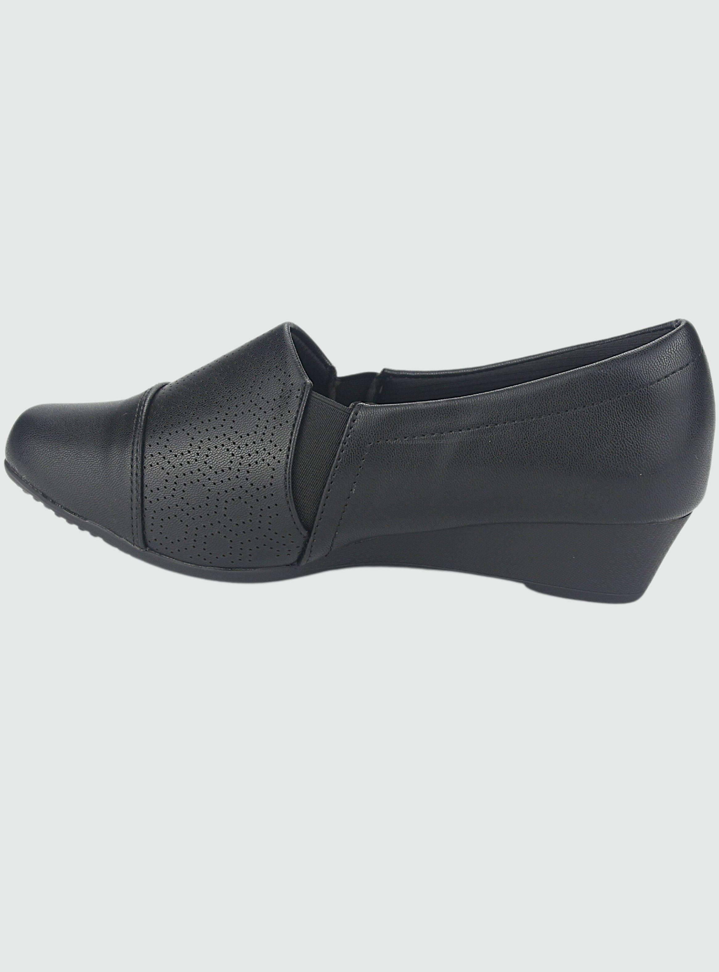 Zapato Chalada Mujer Coles-4 Negro Casual-1