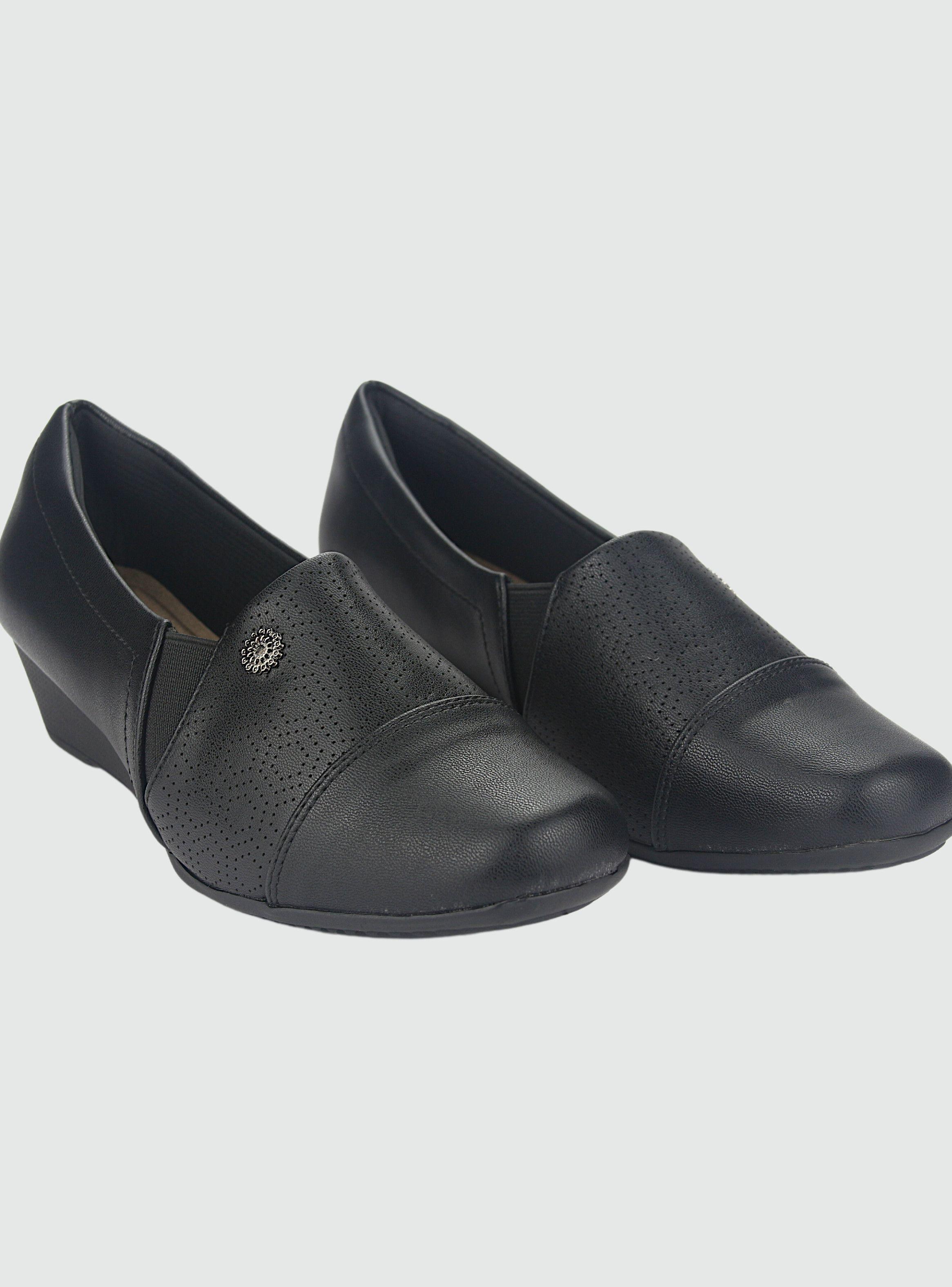 Zapato Chalada Mujer Coles-4 Negro Casual-3