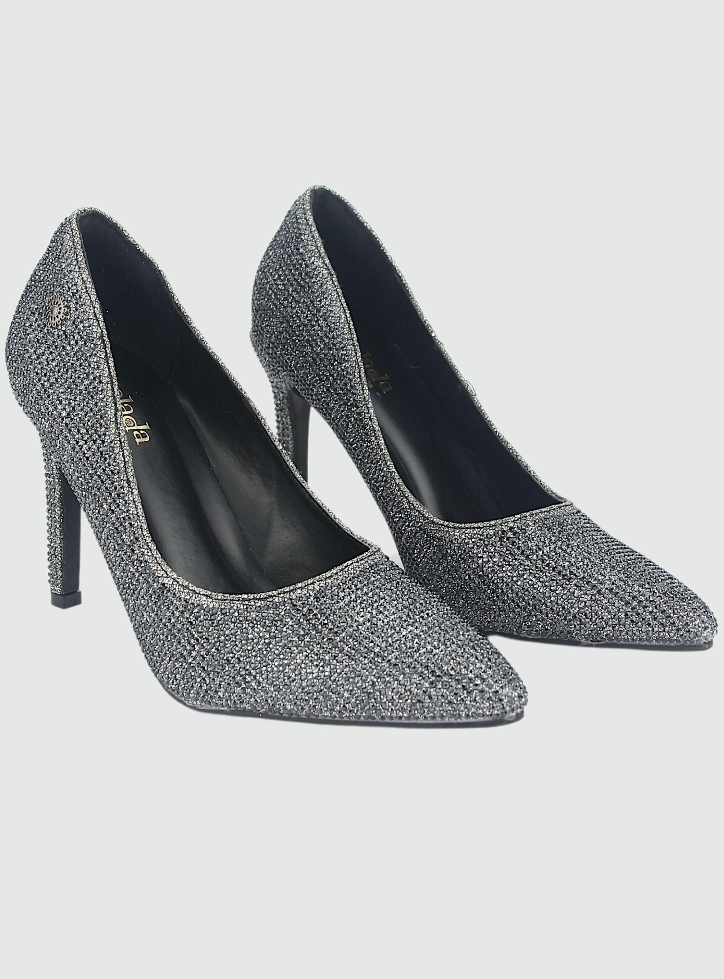 Zapato Chalada Mujer Cristal-3 Gris Casual-4