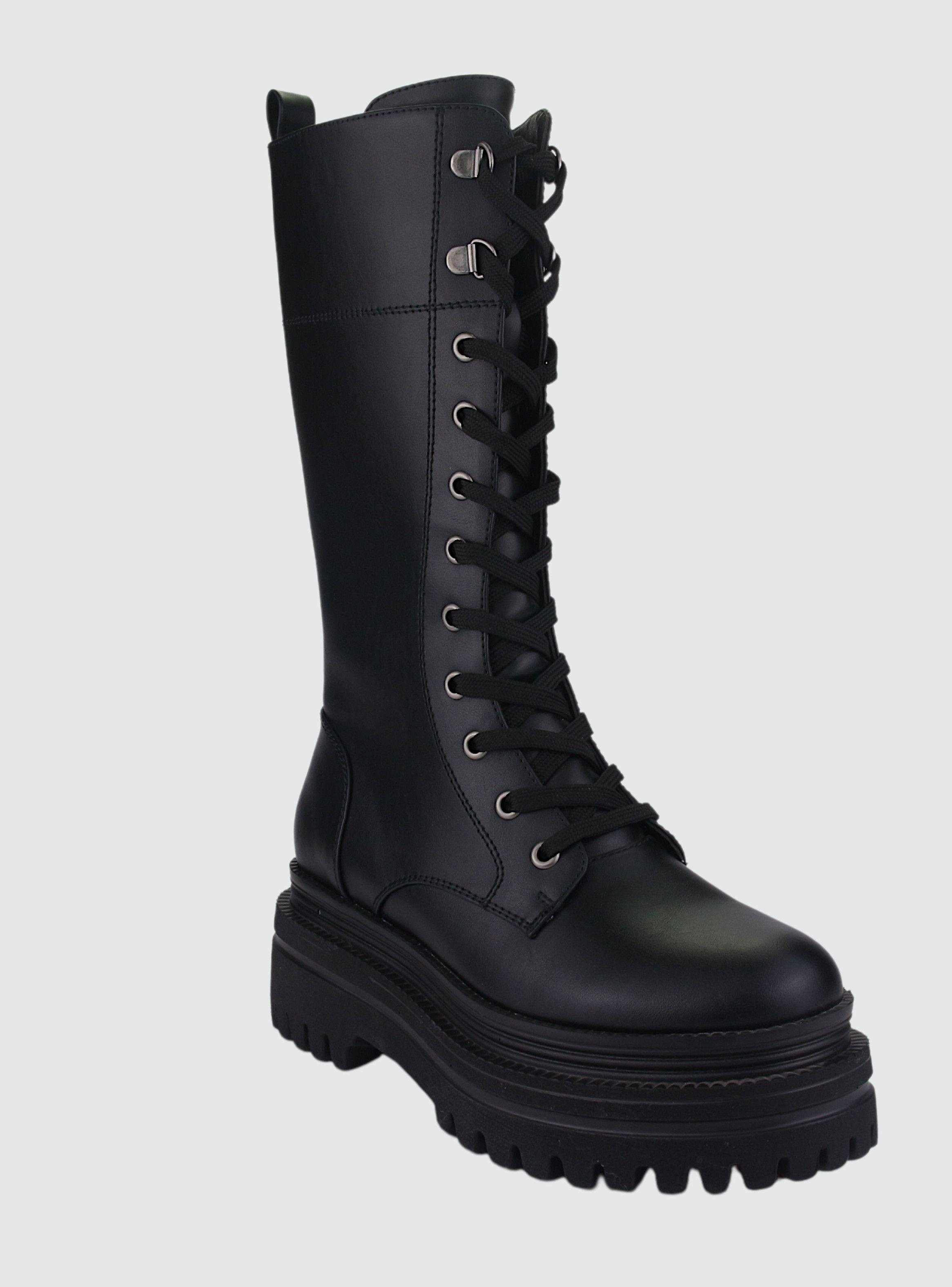 Bota Chalada Mujer Star-1 Negro Casual-2