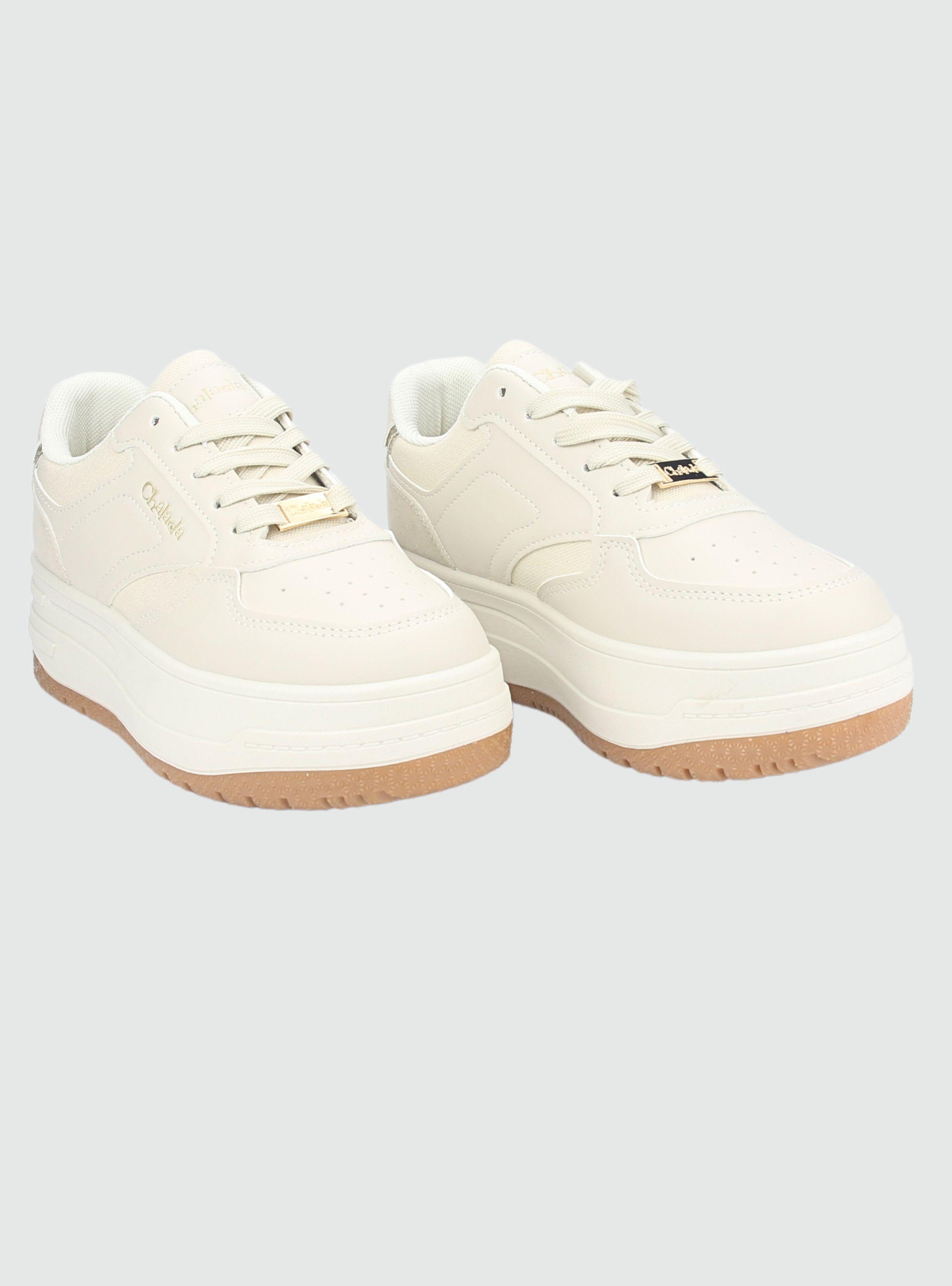 Zapatilla Chalada Mujer Mitsu-2 Beige Urbano-2