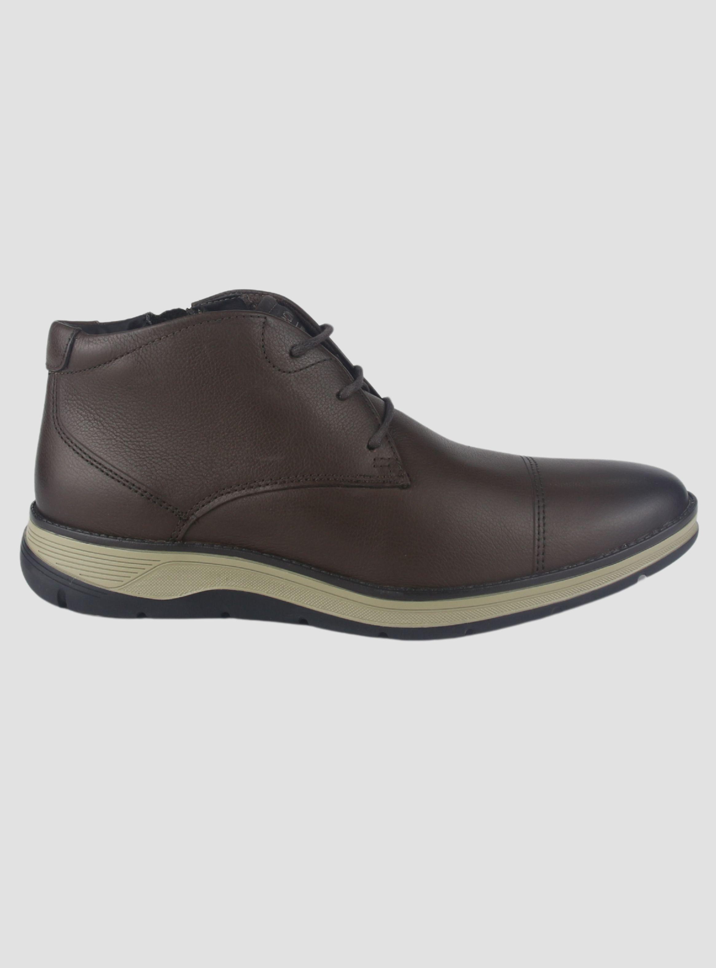 Botin Ferracini Hombre 5542 Fluence Café Claro Casual-0