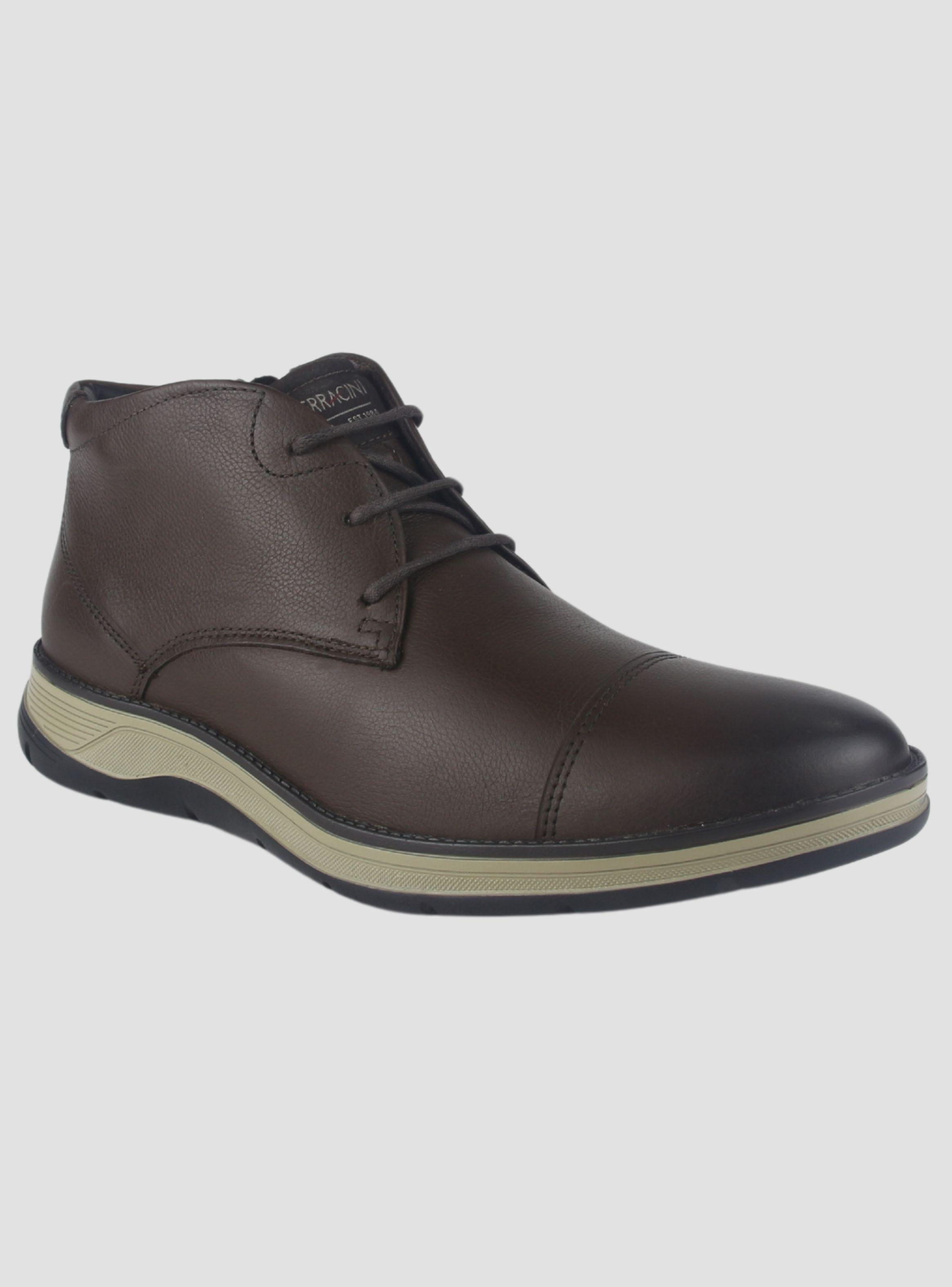 Botin Ferracini Hombre 5542 Fluence Café Claro Casual-2