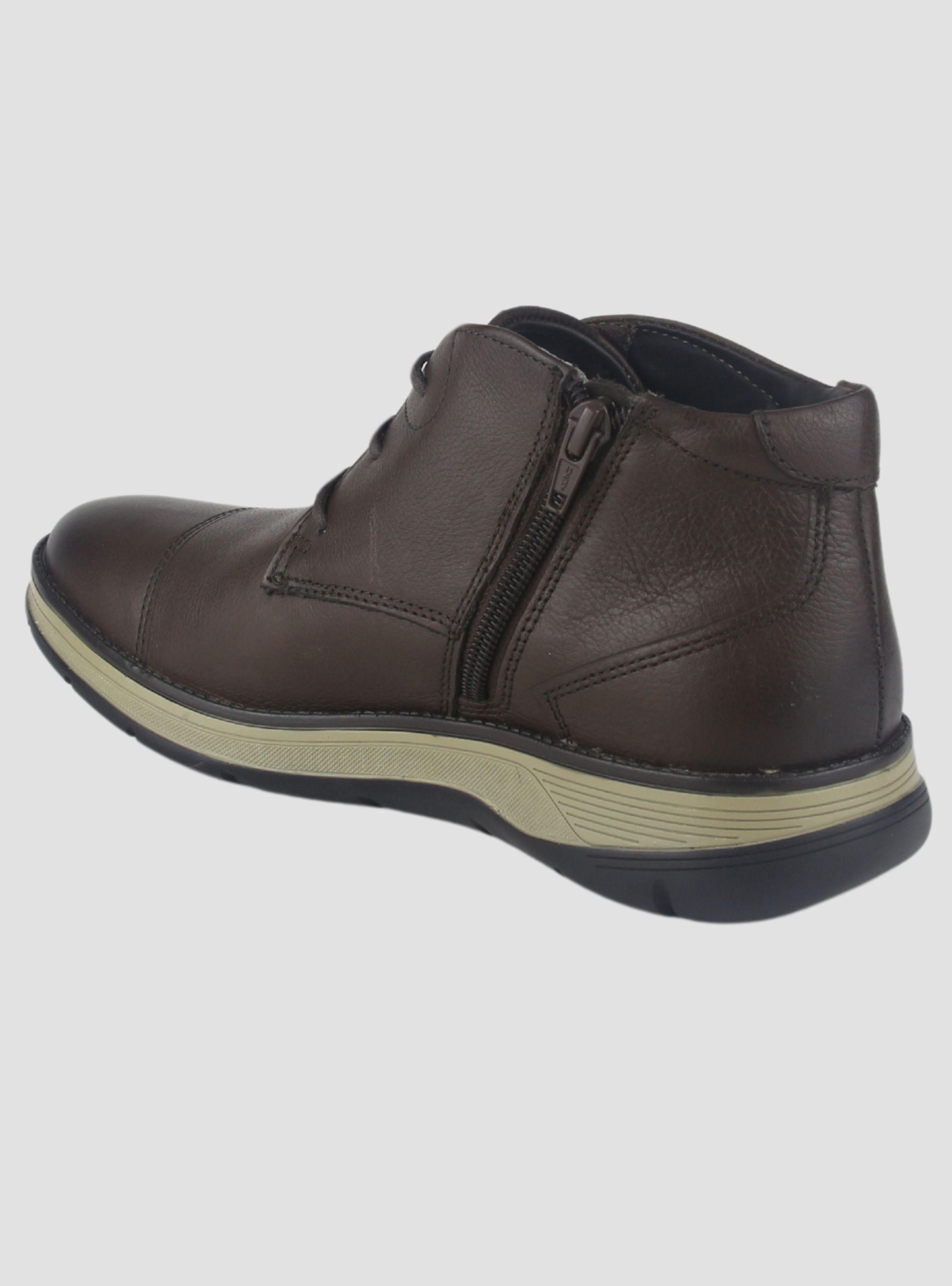 Botin Ferracini Hombre 5542 Fluence Café Claro Casual-3