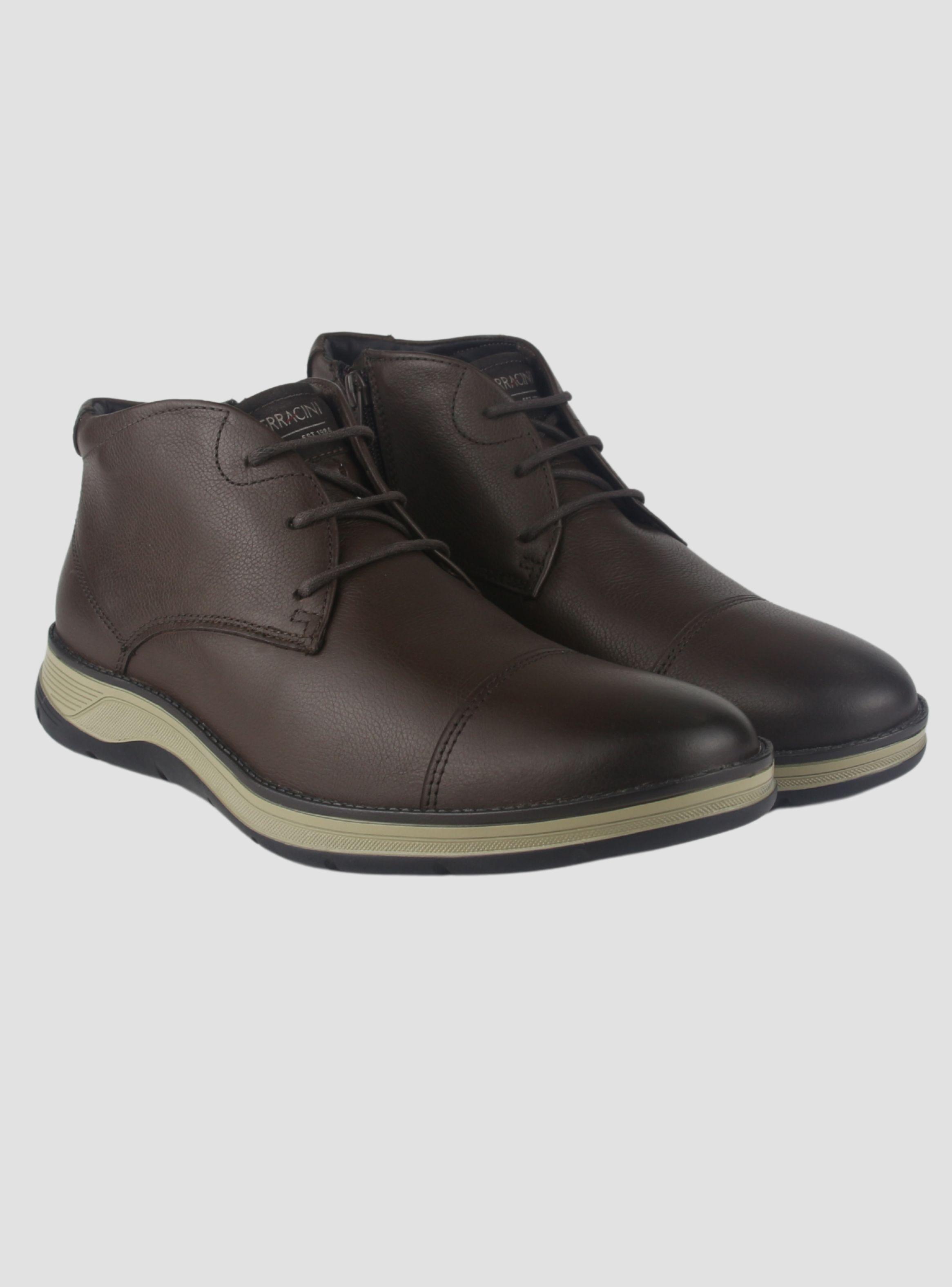 Botin Ferracini Hombre 5542 Fluence Café Claro Casual-4