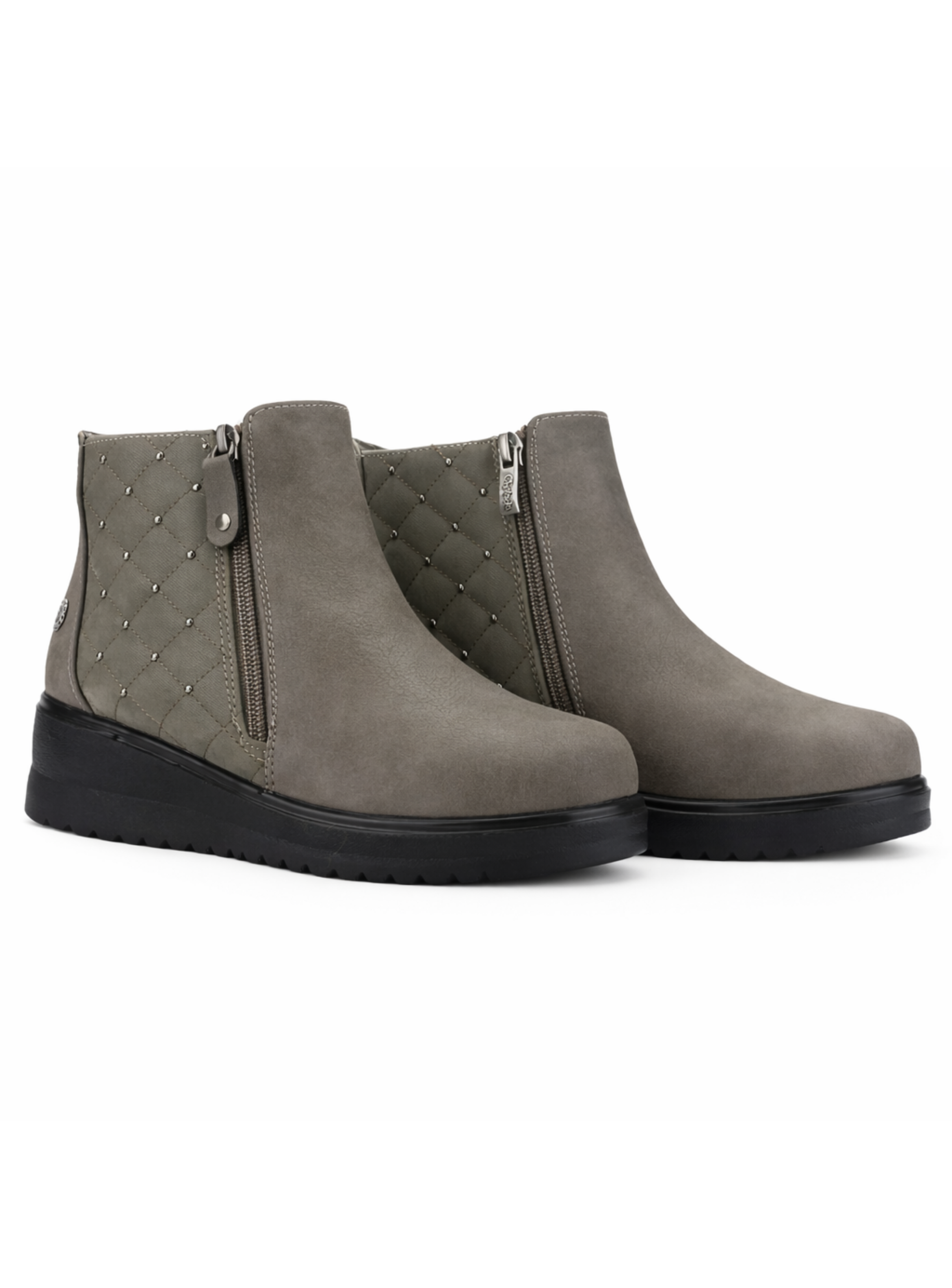 Botin Taupe Mujer Casual Chalada Rayo-4