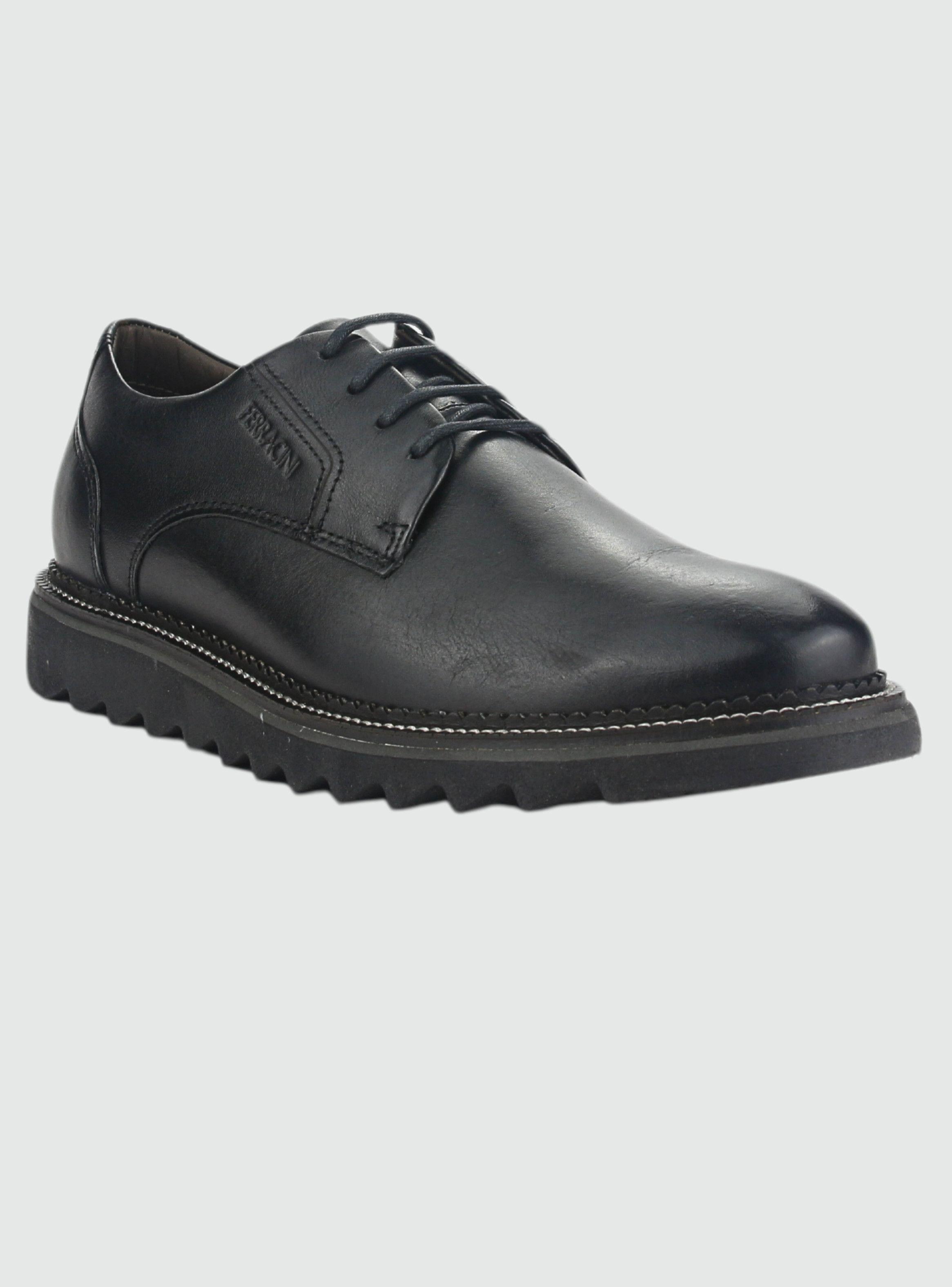 Zapato Ferracini Hombre 5877 Filadelfia Negro Casual-2