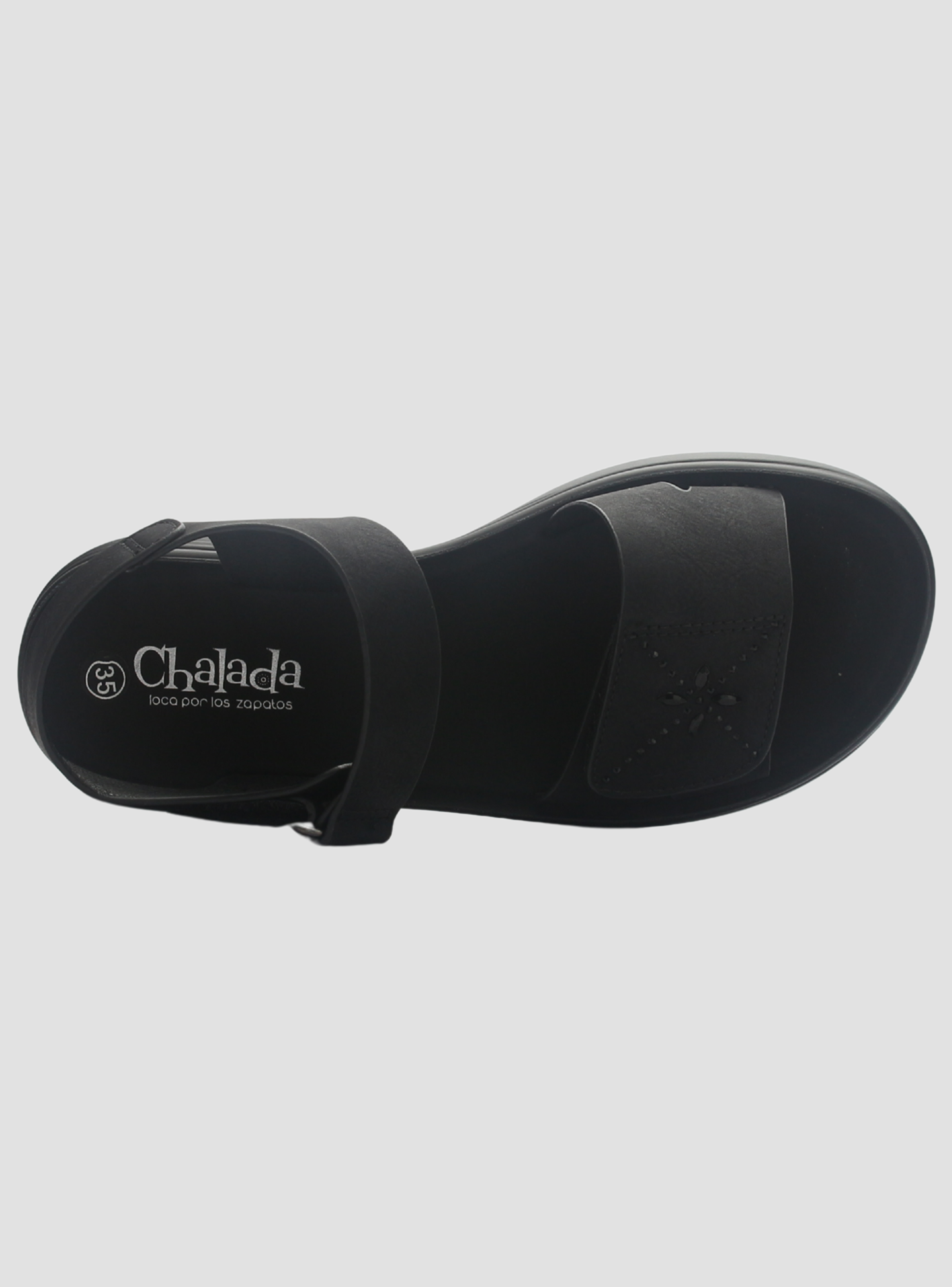 Sandalia de mujer Negro Casual Chalada Bless-1-4