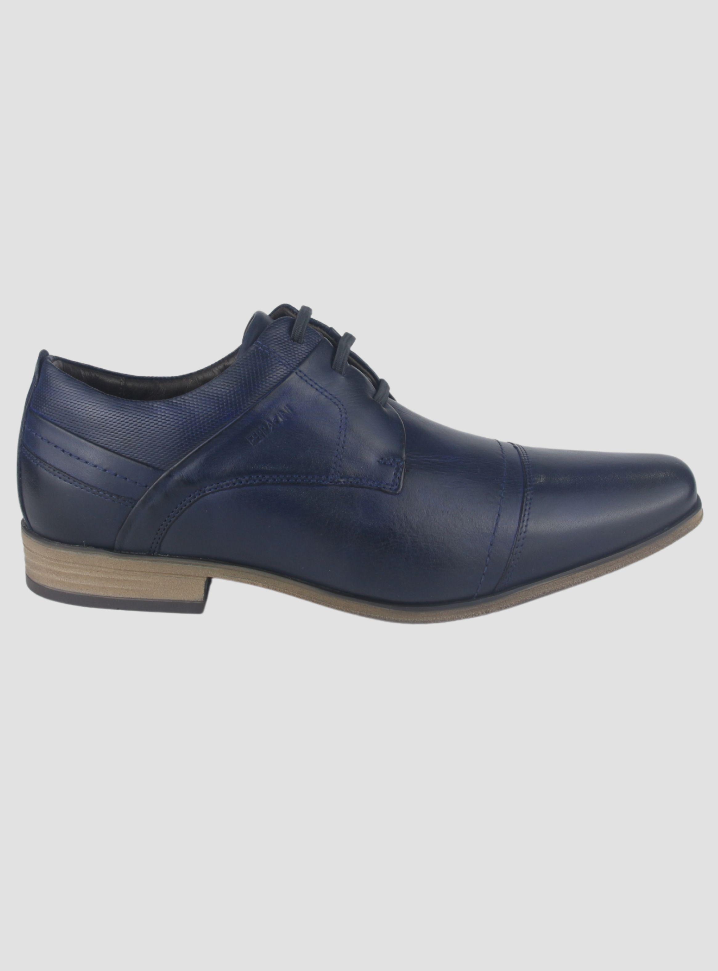 Zapato Ferracini Hombre 6065 Derby Azul Marino Casual-0
