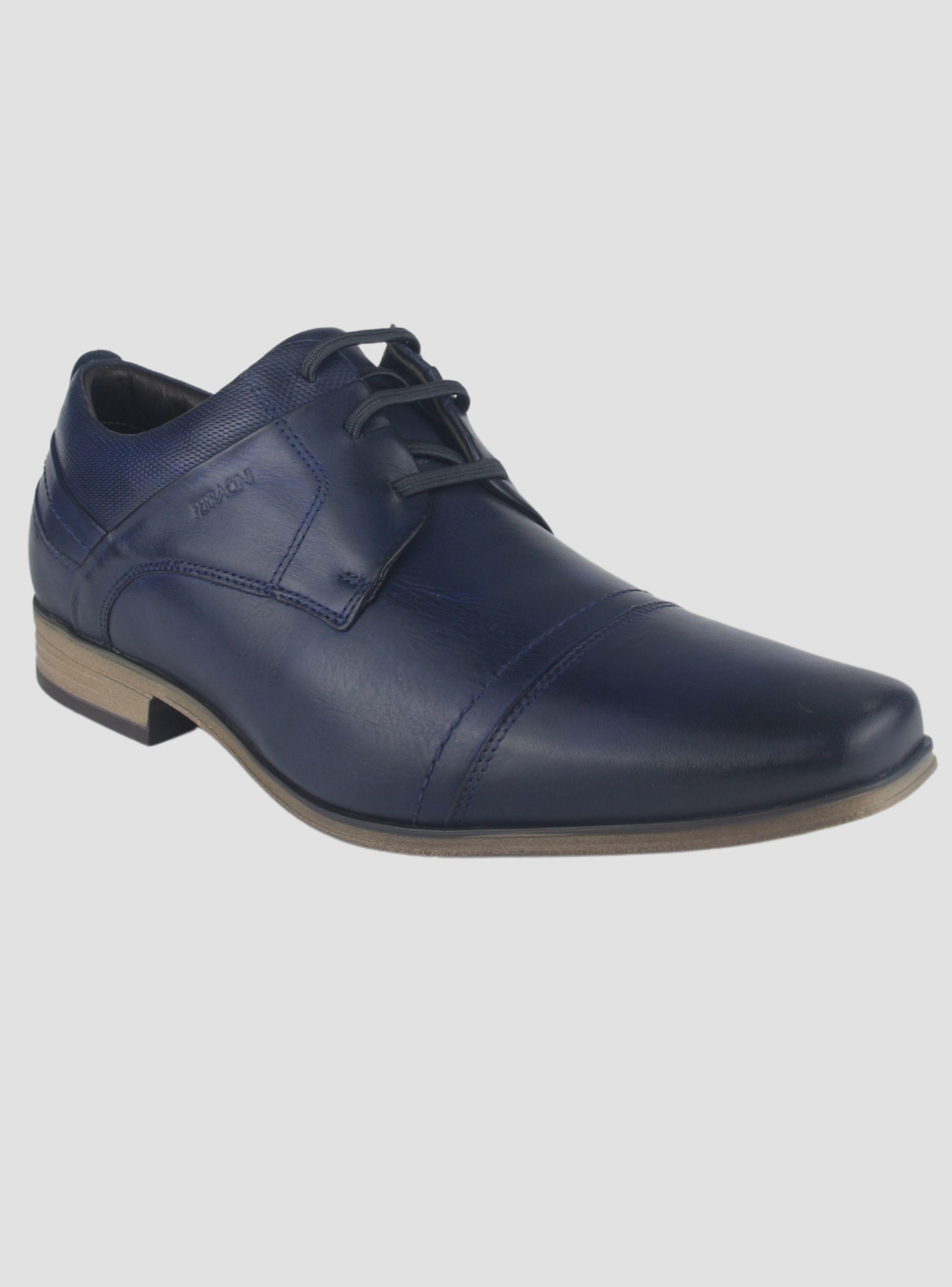 Zapato Ferracini Hombre 6065 Derby Azul Marino Casual-2