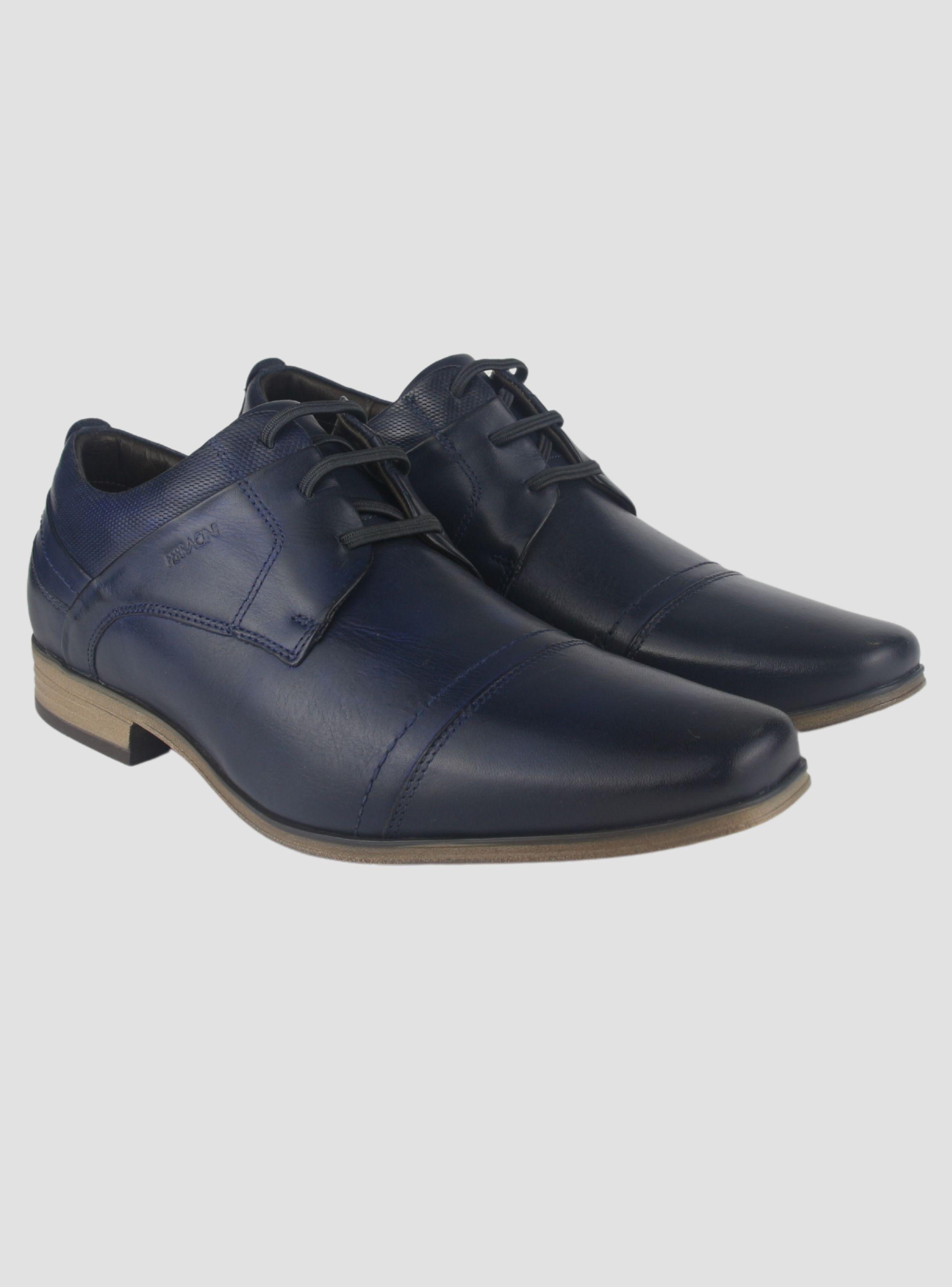 Zapato Ferracini Hombre 6065 Derby Azul Marino Casual-4