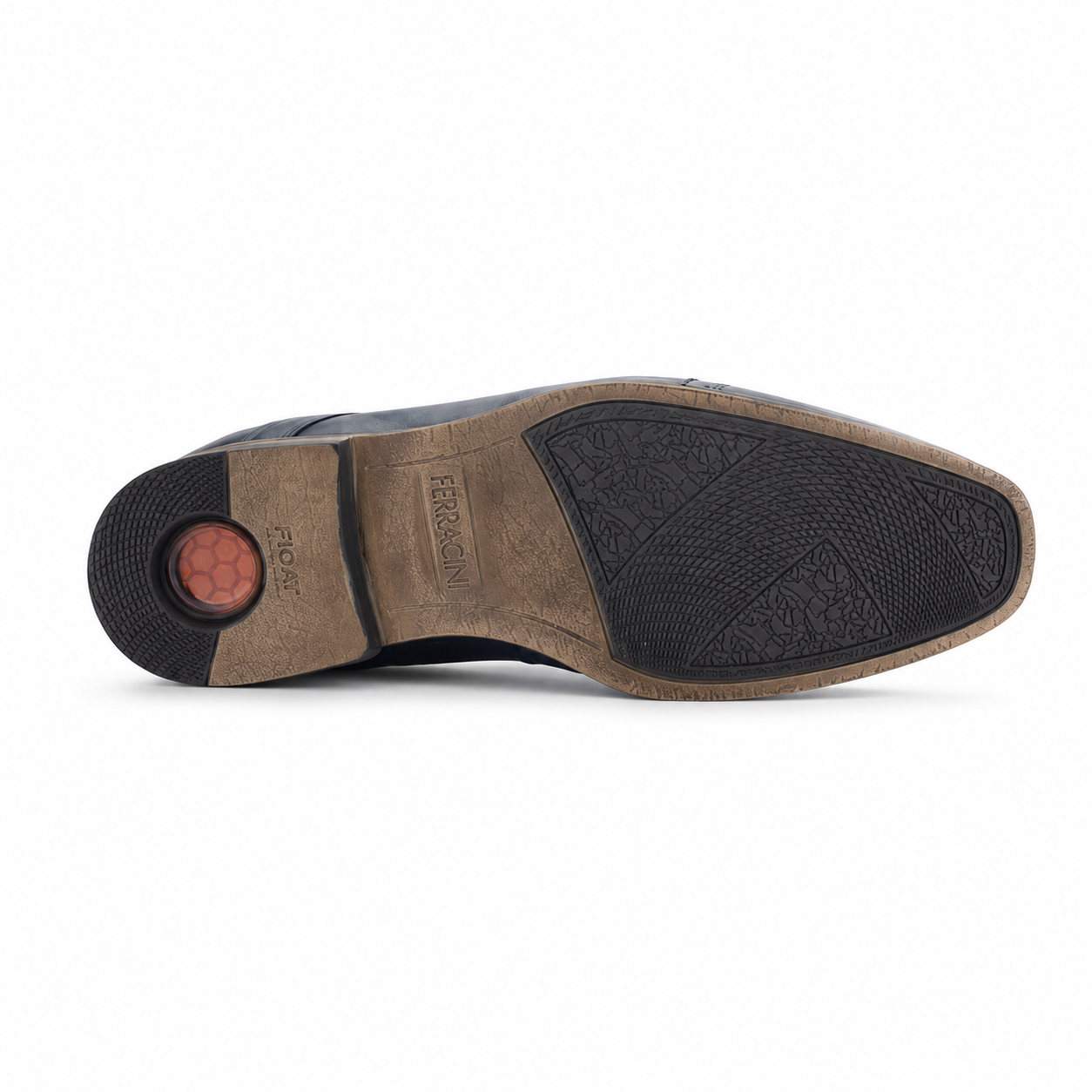 Zapato Ferracini Hombre 6065 Derby Azul Marino Casual-5