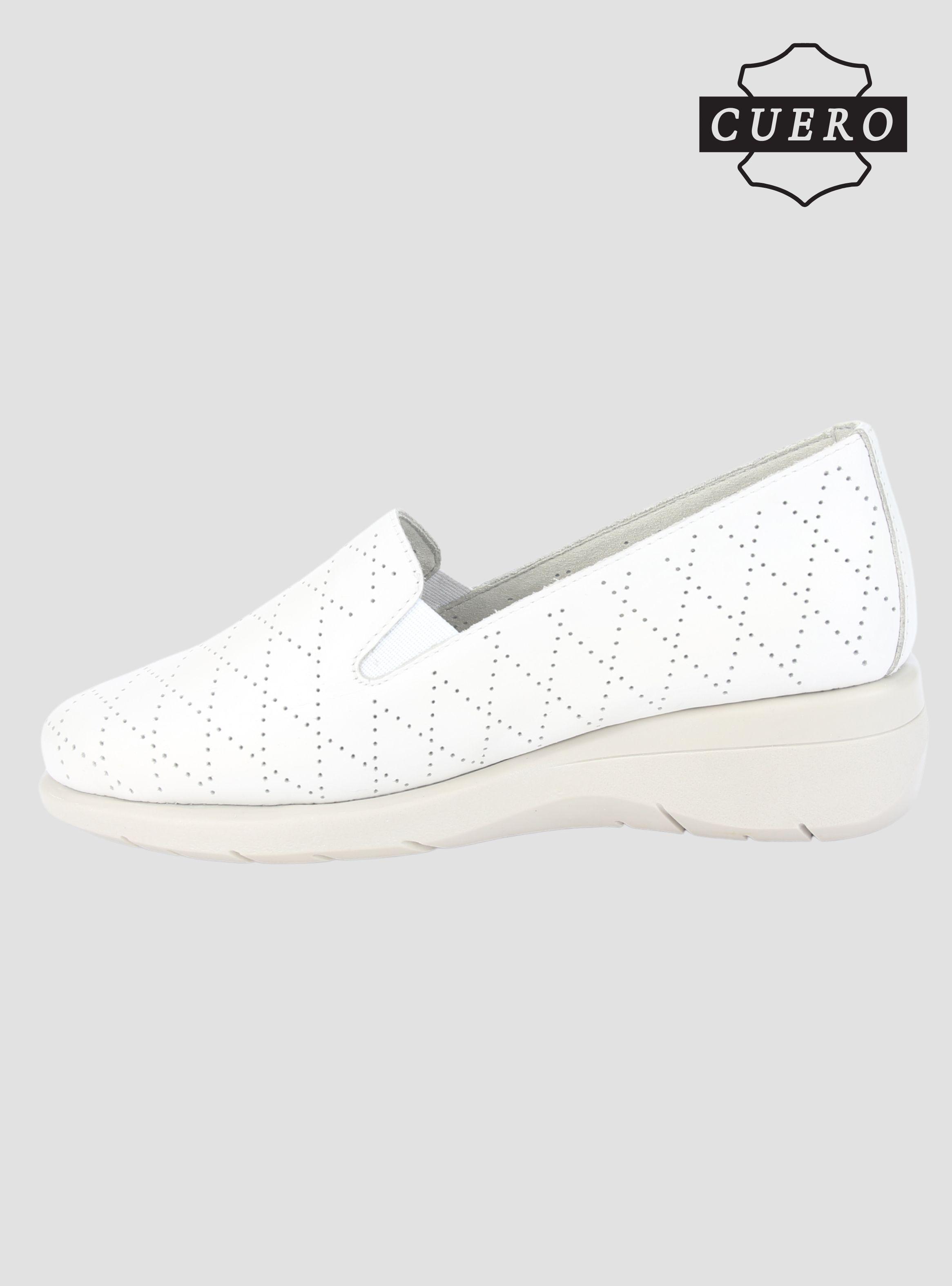Mocasin de Cuero Chalada Mujer Cala-2 Beige Casual-2