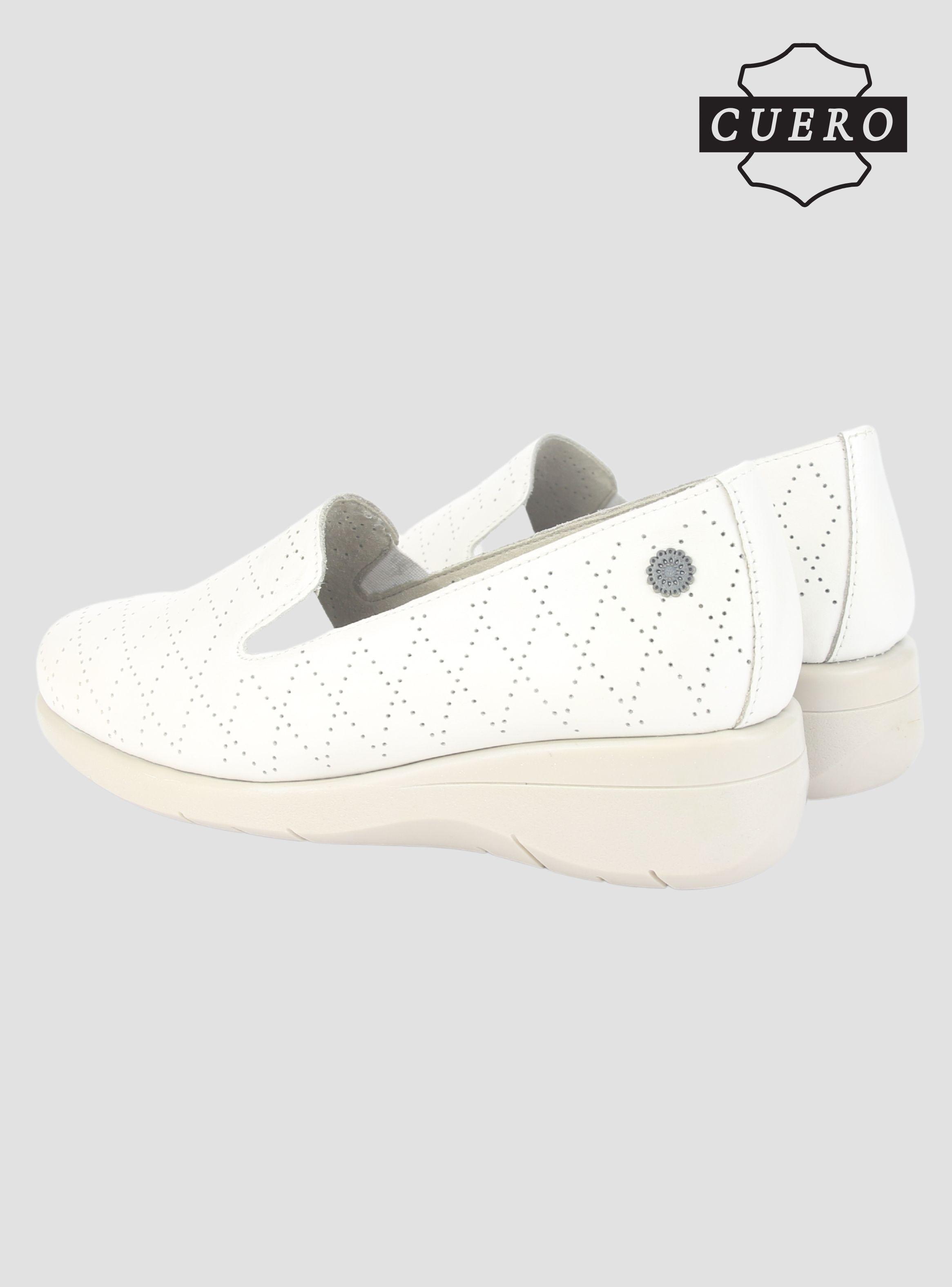 Mocasin de Cuero Chalada Mujer Cala-2 Beige Casual-6