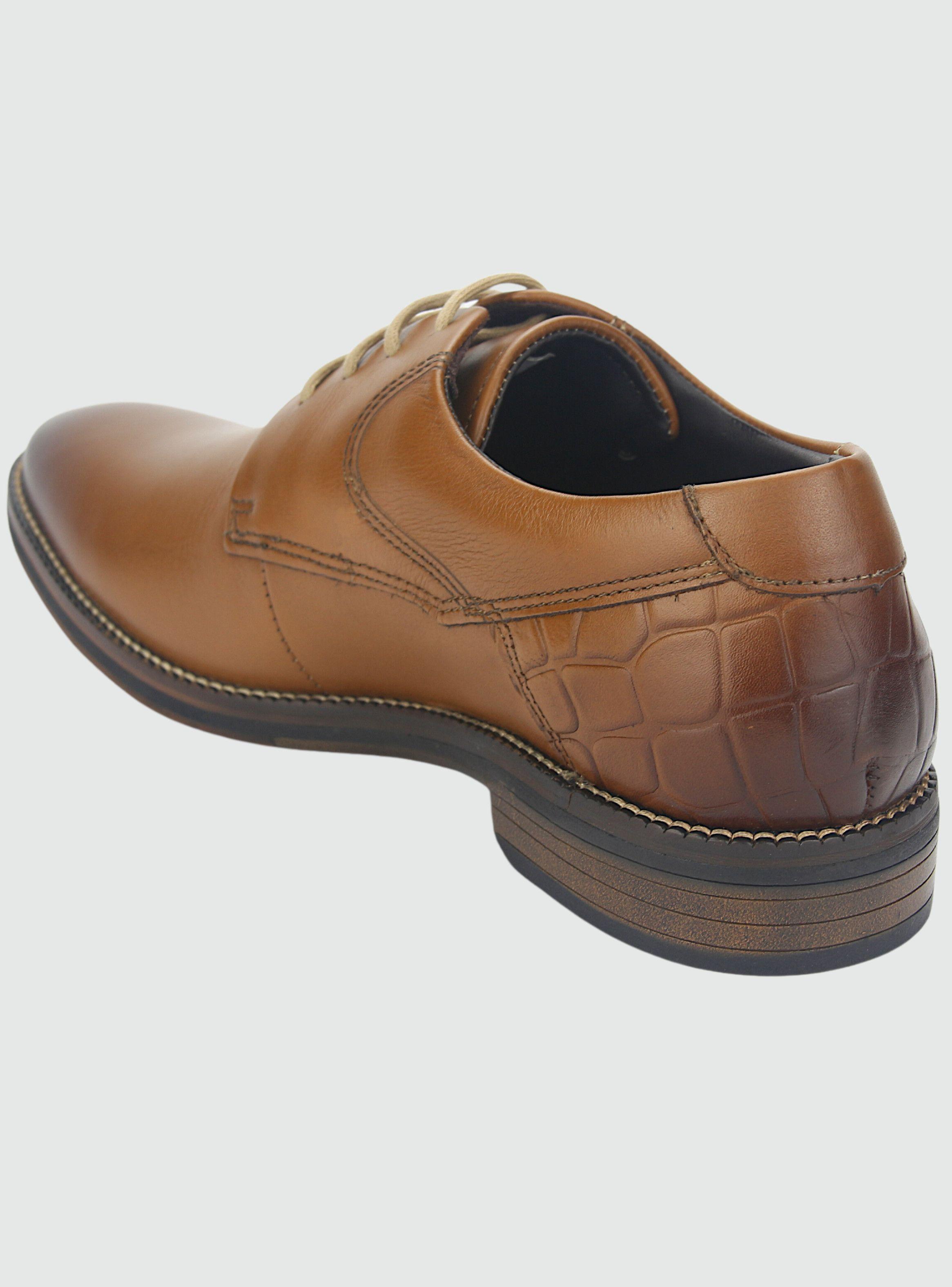 Zapato Ferracini Hombre 3941 Bentley Café Casual-3