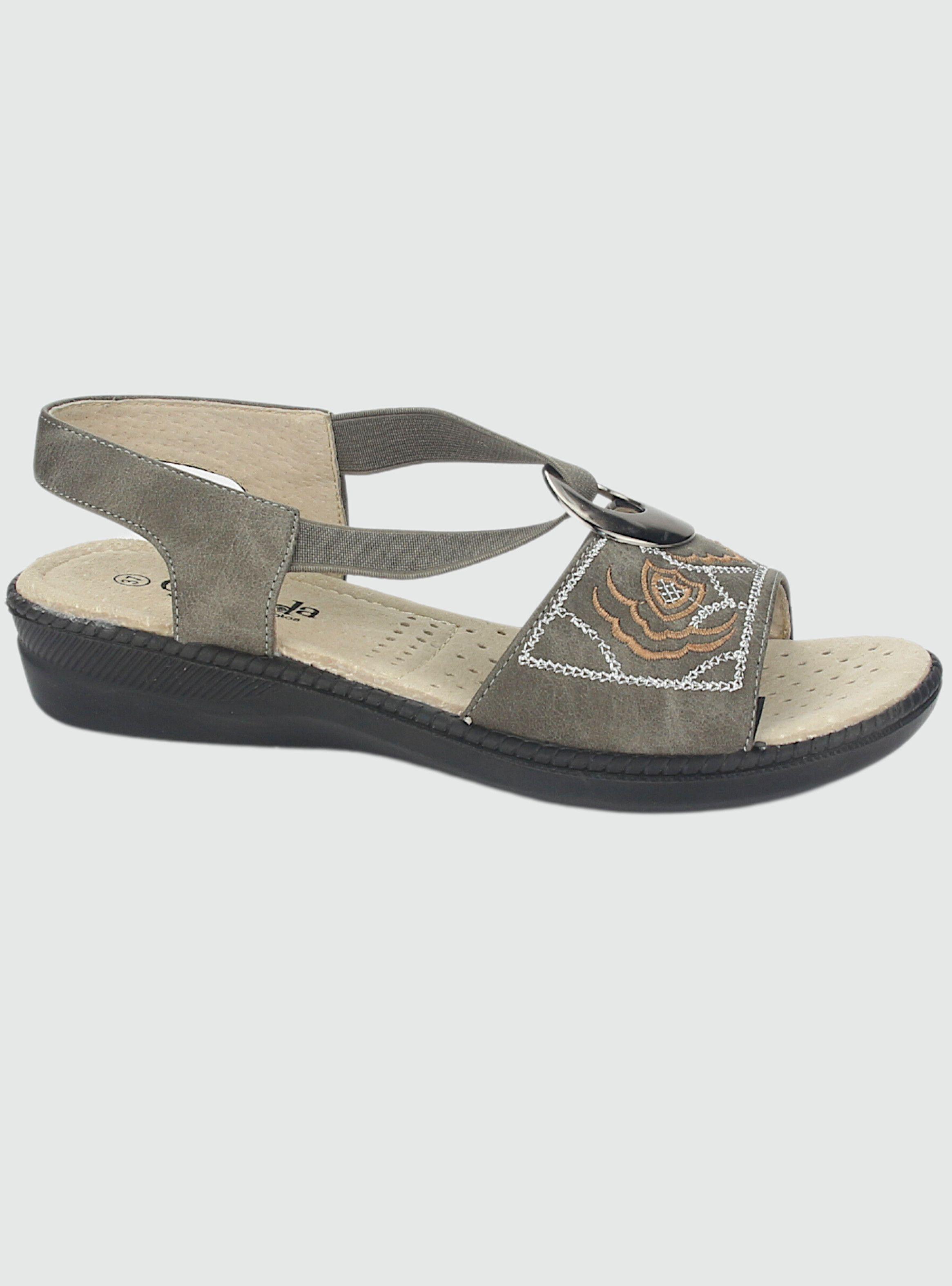 Sandalia Chalada Mujer Lena-3 Gris Comfort-0