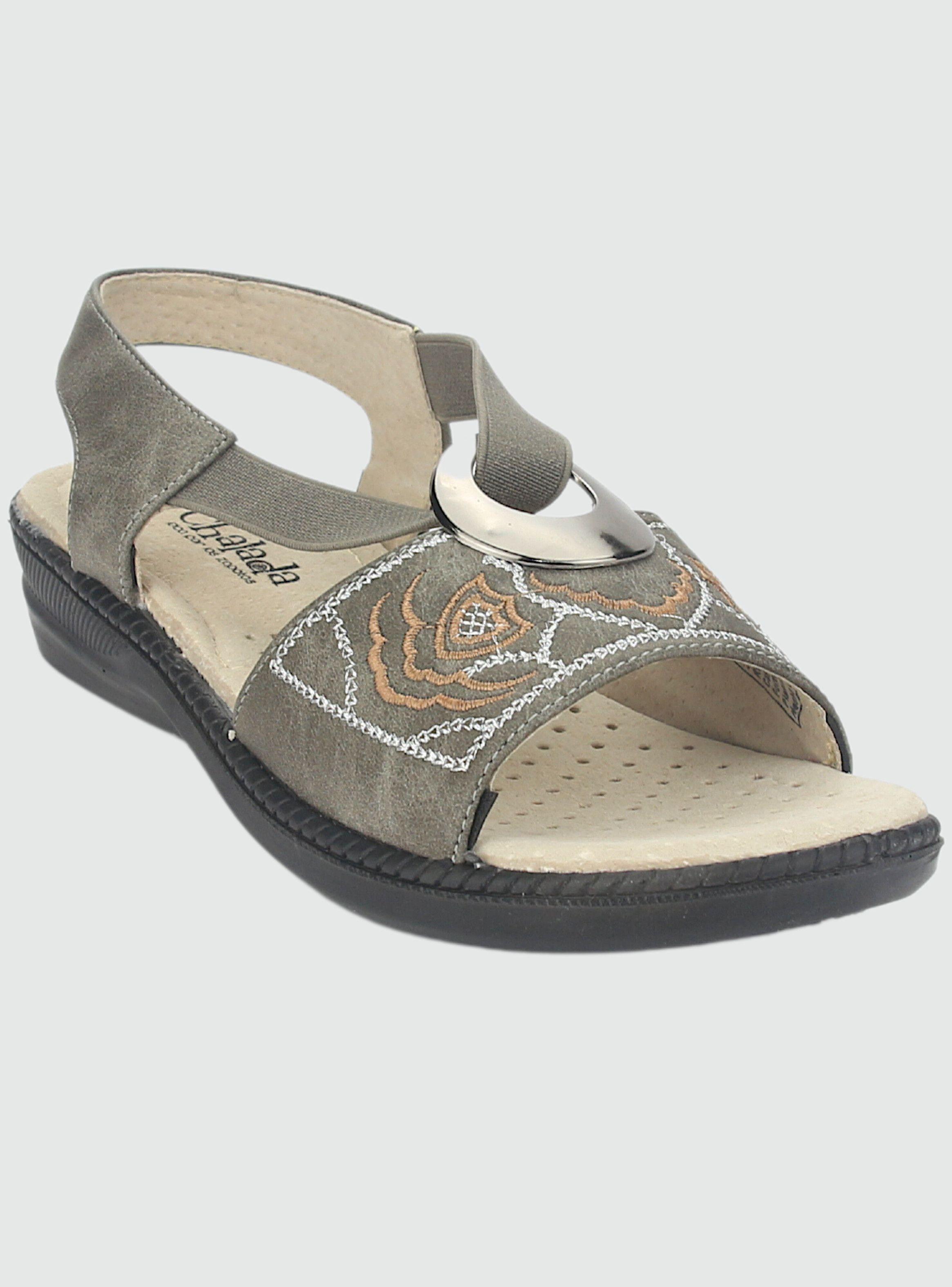 Sandalia Chalada Mujer Lena-3 Gris Comfort-2