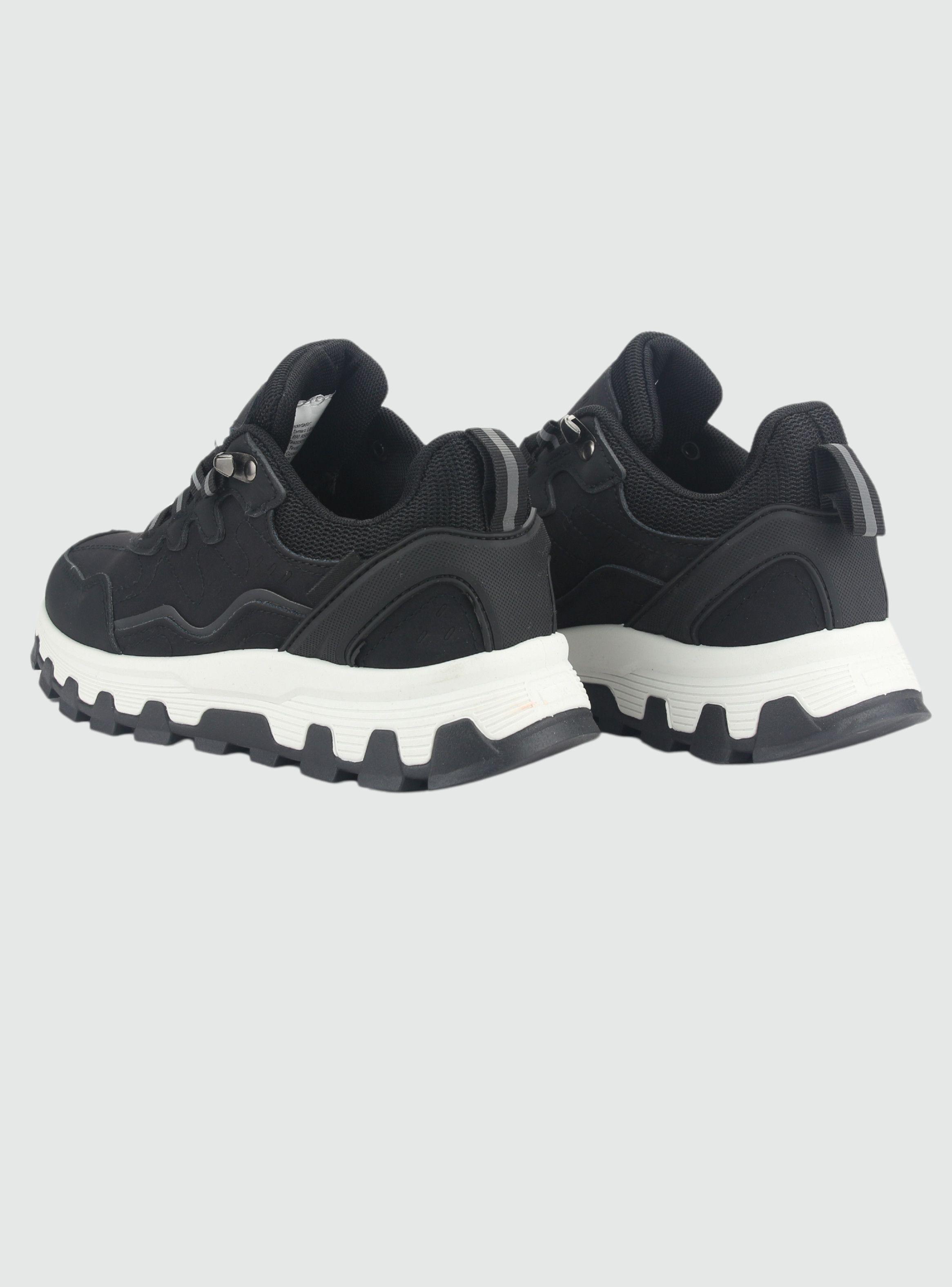 Zapatilla Chalada Mujer Vara-3 Negro Urbano-5