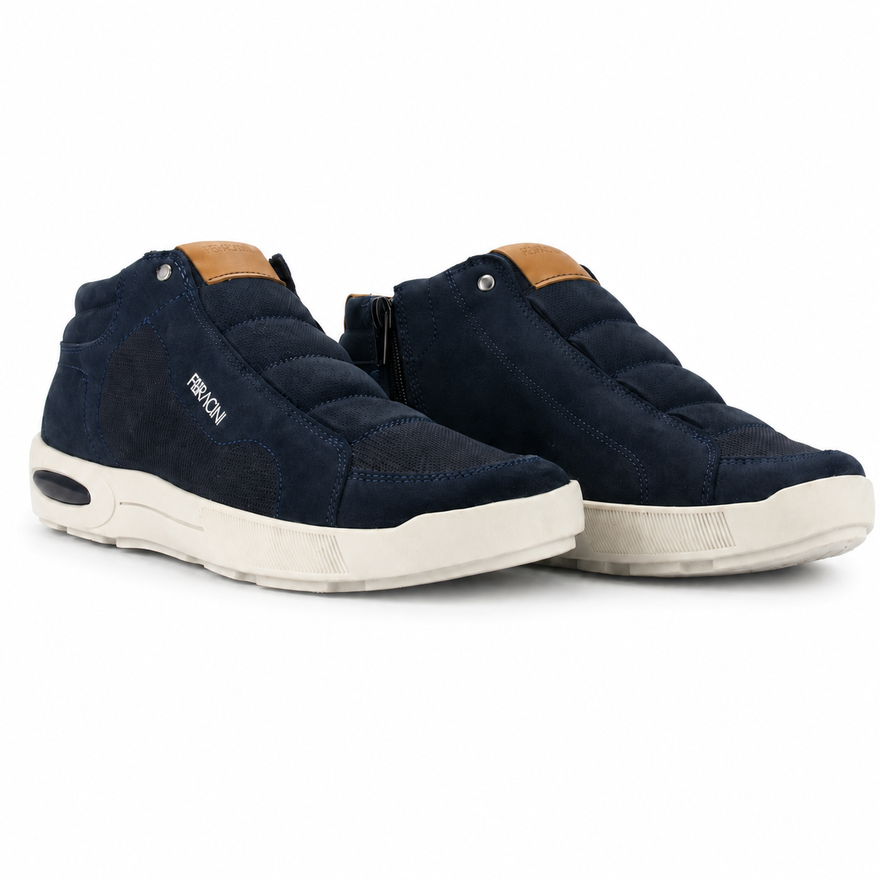 Botin Ferracini Hombre 2261 Pulse Azul Marino Casual-5