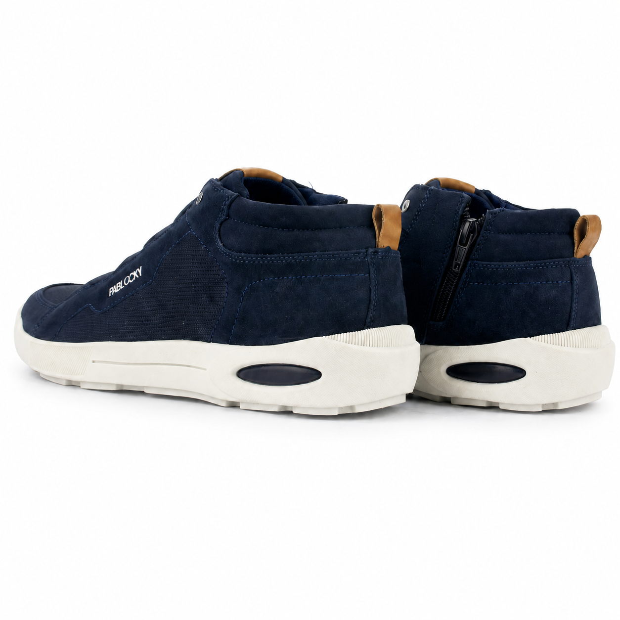 Botin Ferracini Hombre 2261 Pulse Azul Marino Casual-6