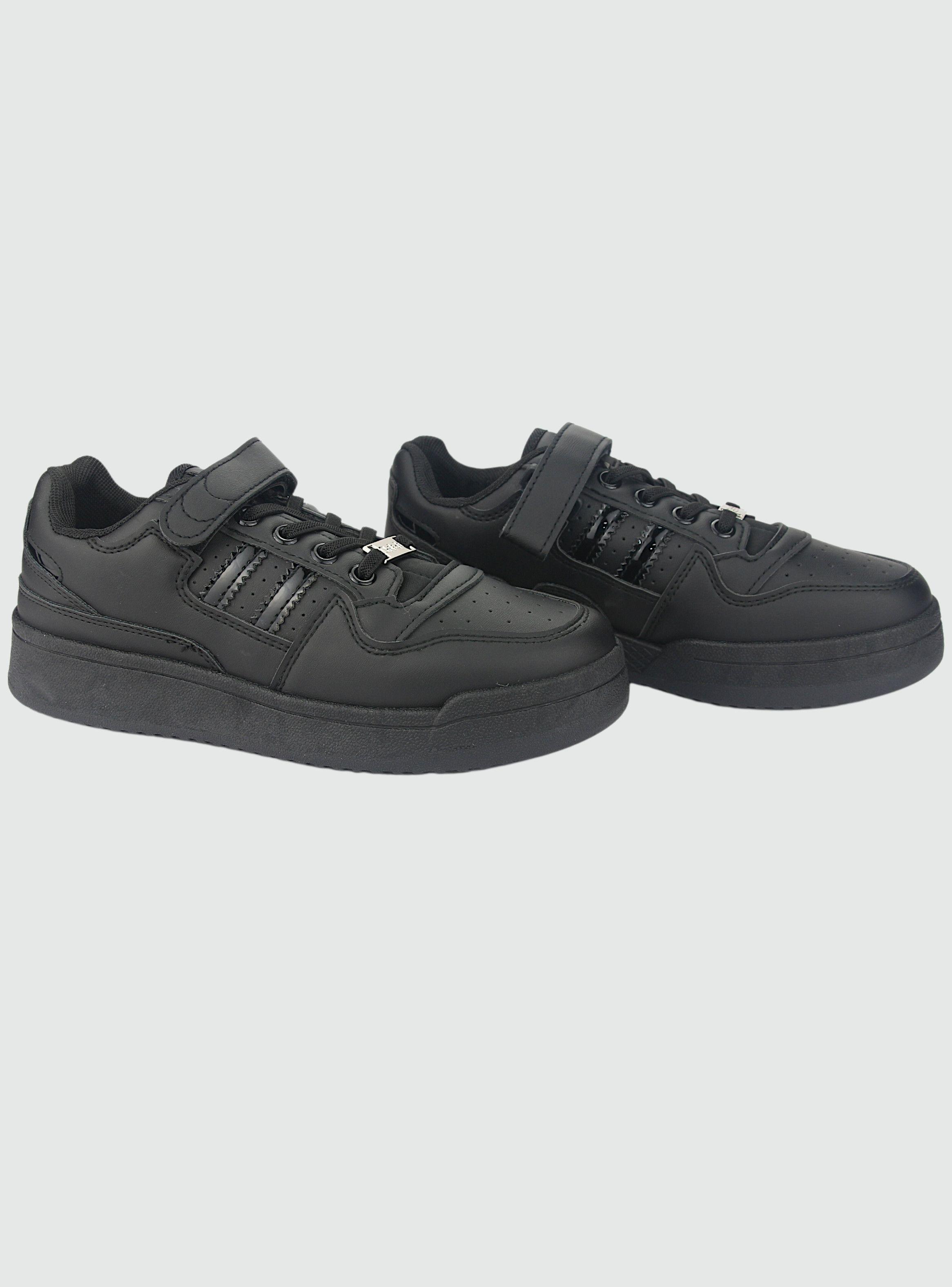 Zapatilla Chalada Mujer Juve-2 Negro Urbano-4