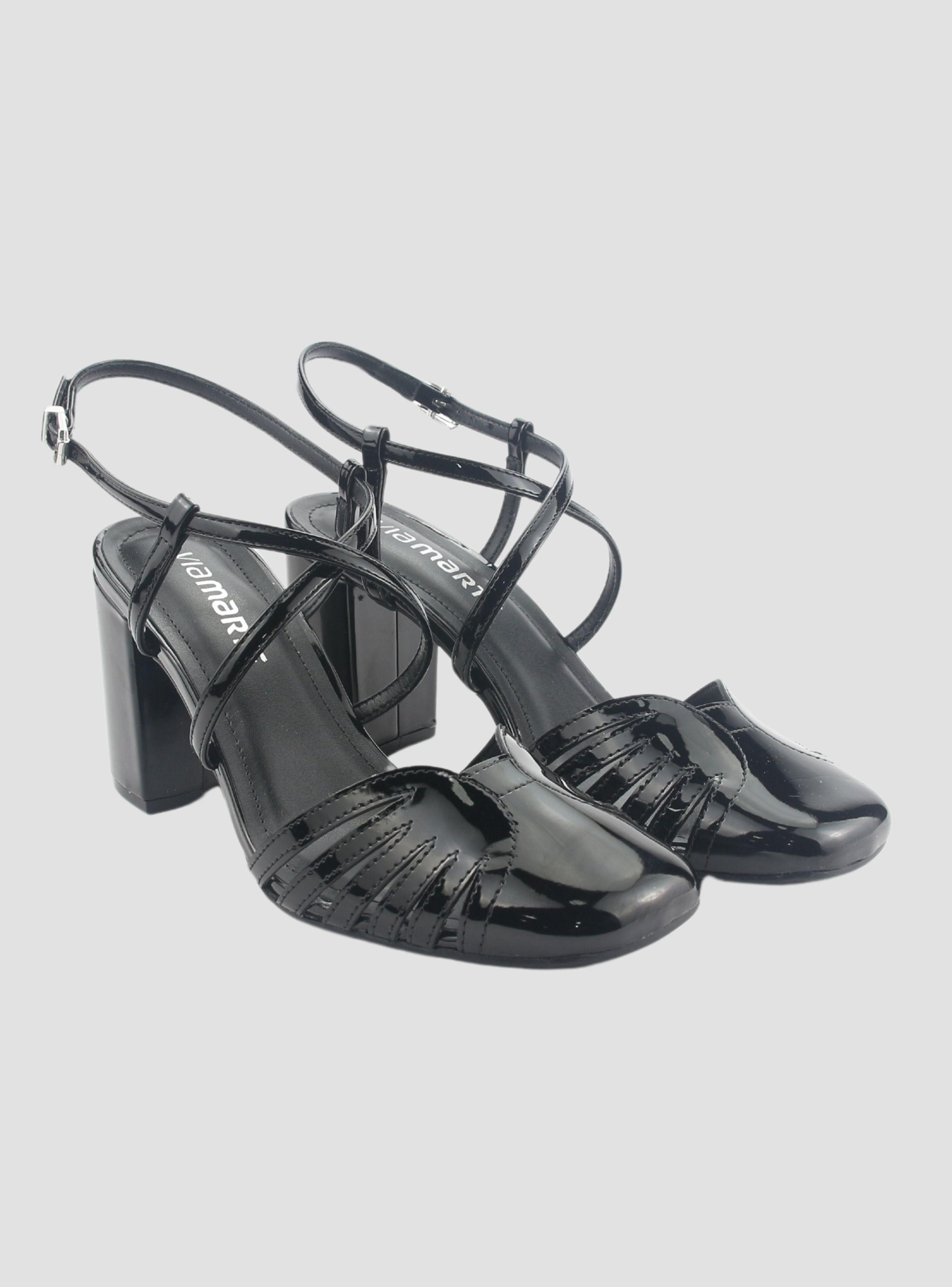 Zapato Via Marte Mujer 062-014-01 Negro Casual-4